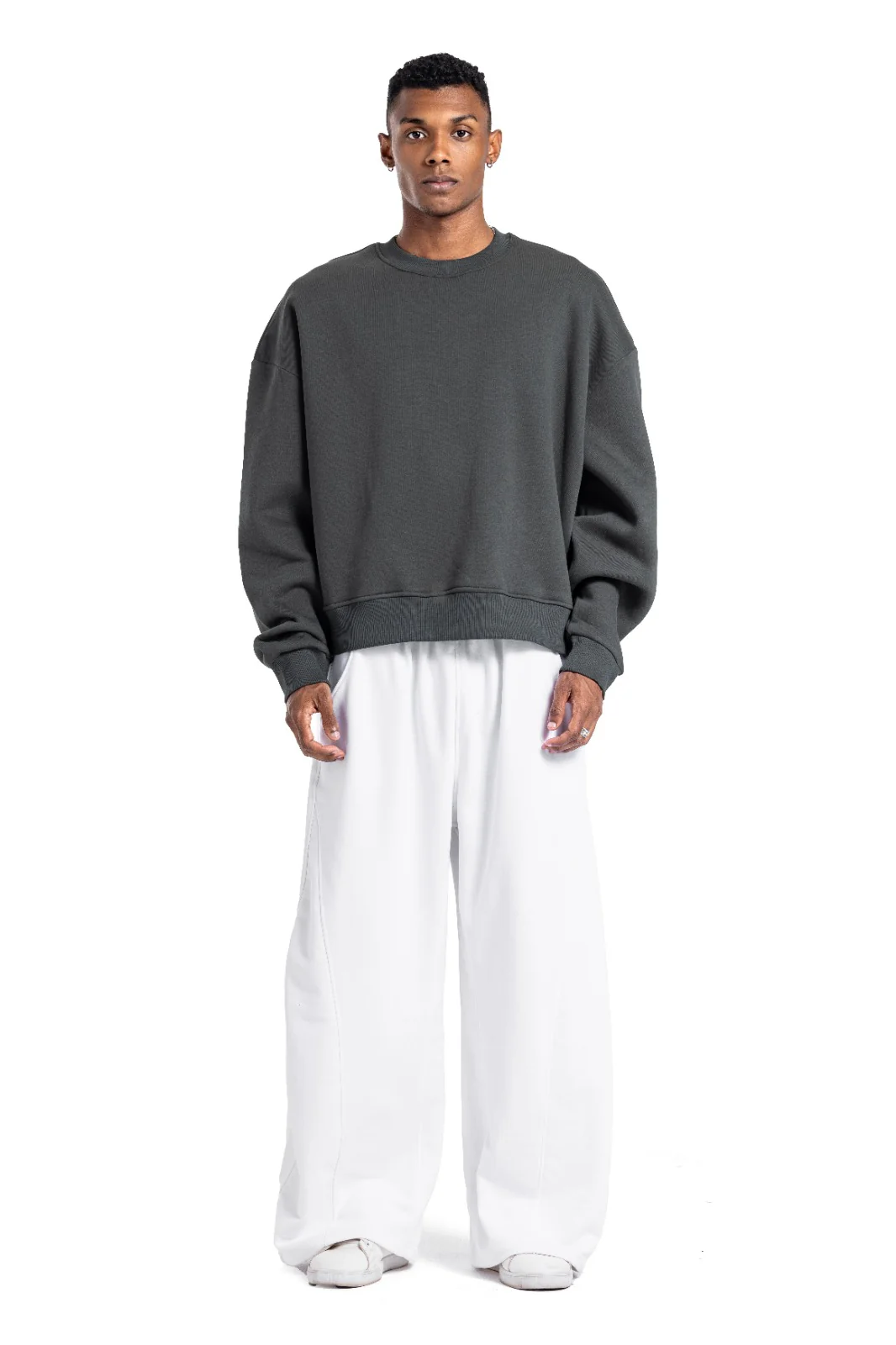 Initials Boxy Crewneck - Image 28