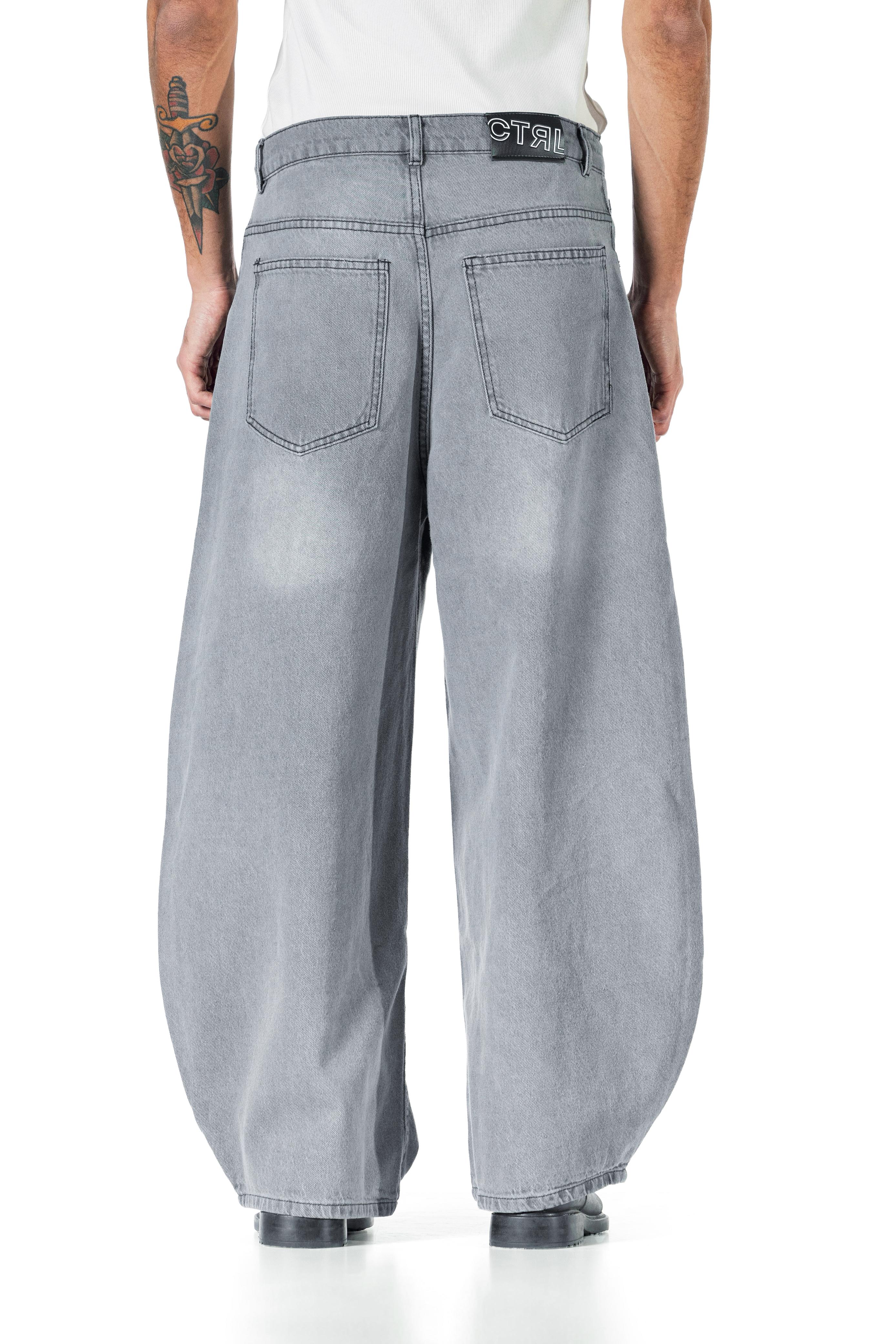 Baggy Fit - Grey Washed Denim - Image 6