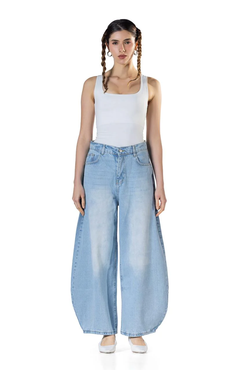 Baggy Fit - Light Blue Denim - Image 7