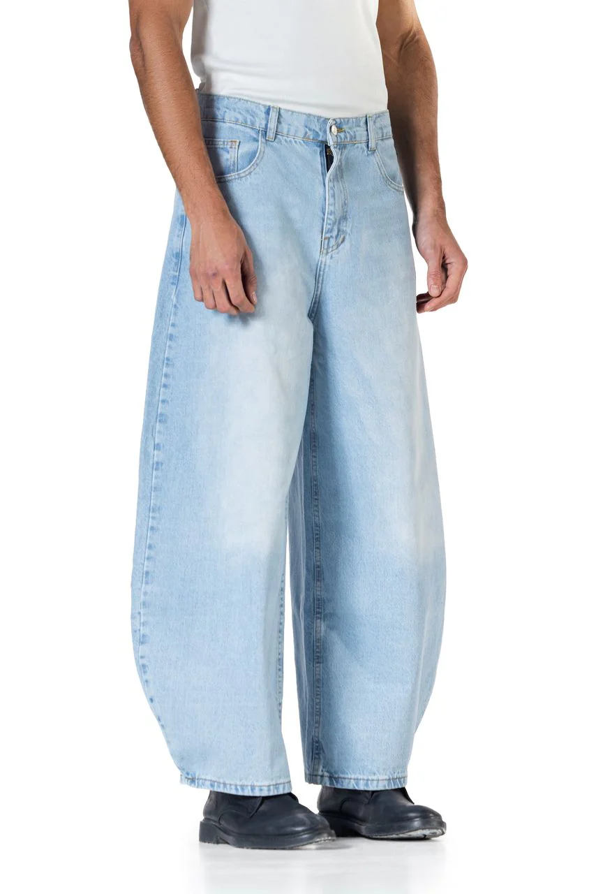 Baggy Fit - Light Blue Denim - Image 4