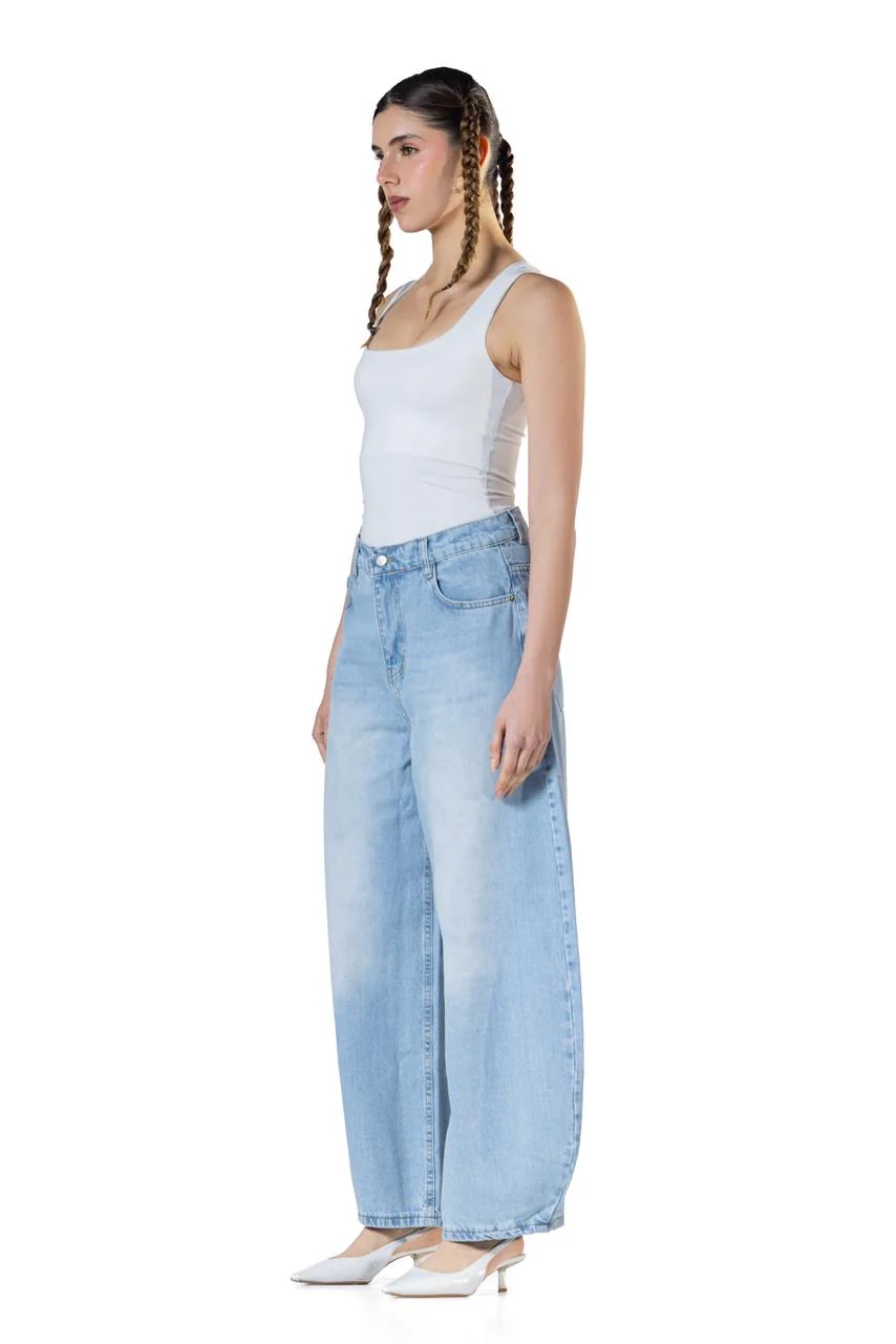 Baggy Fit - Light Blue Denim - Image 9