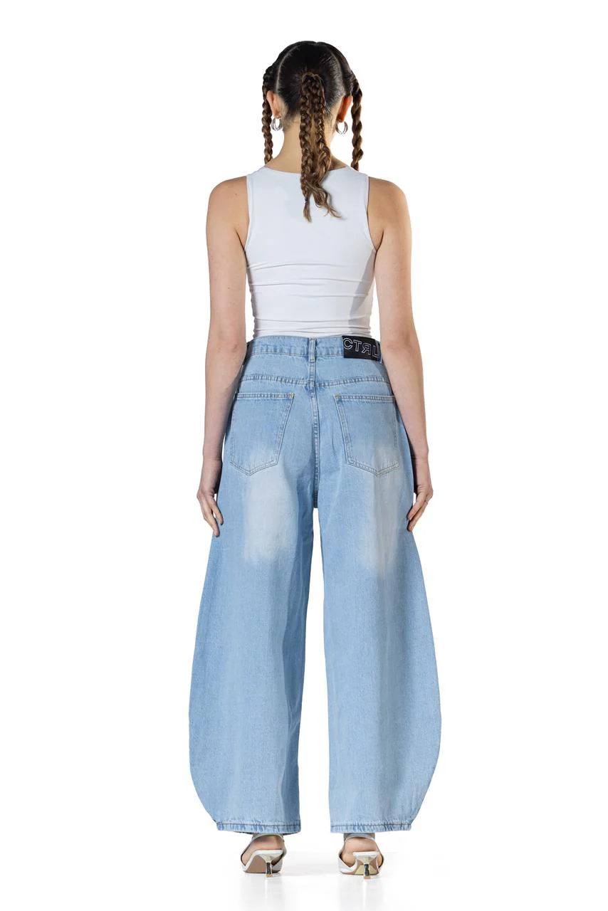 Baggy Fit - Light Blue Denim - Image 11