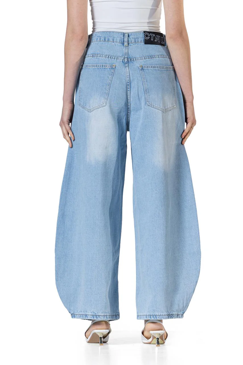 Baggy Fit - Light Blue Denim - Image 12