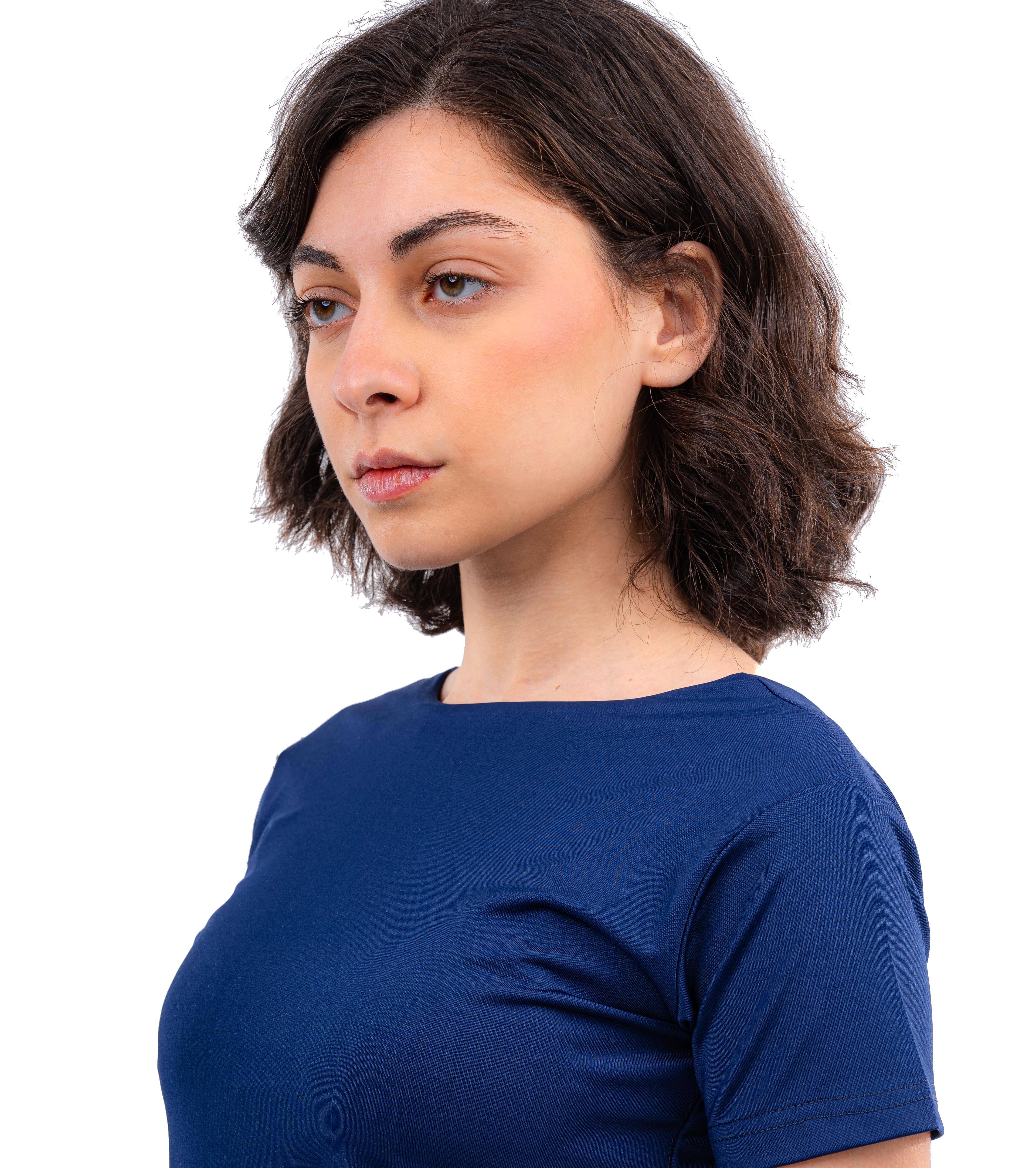 Initials Backless Short Sleeves Top - Image 17