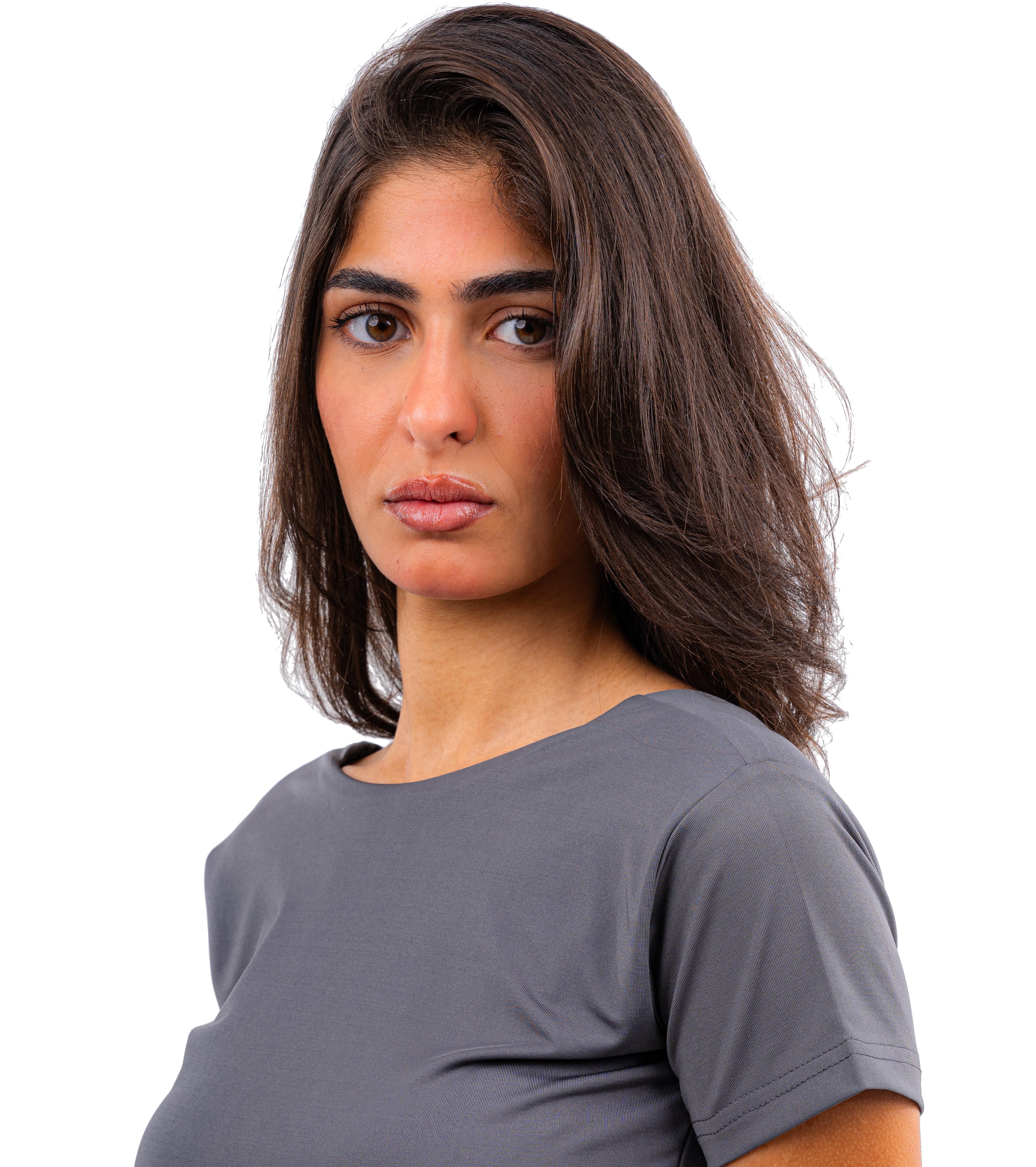 Initials Backless Short Sleeves Top - Image 23