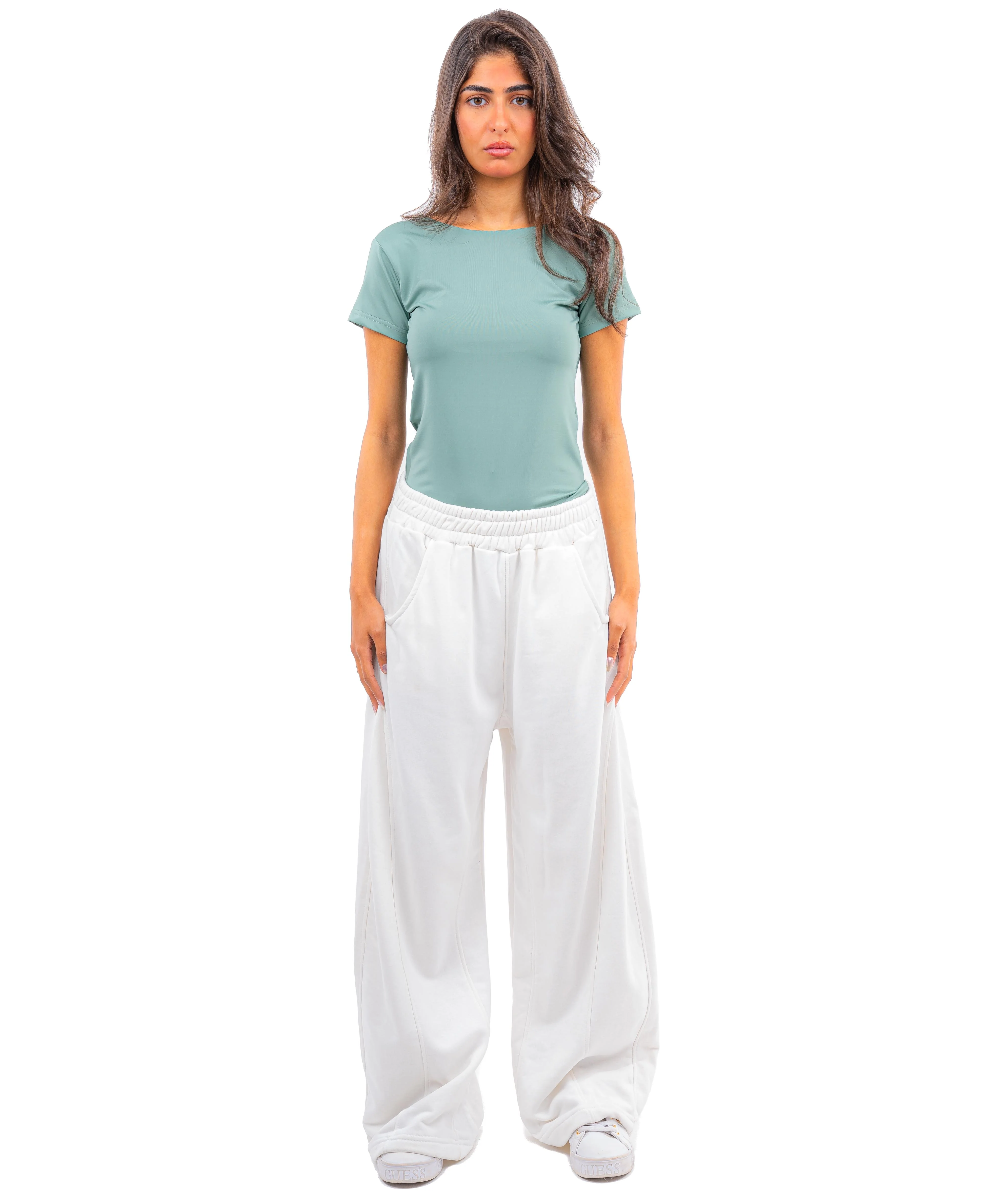 Initials Backless Short Sleeves Top - Image 36