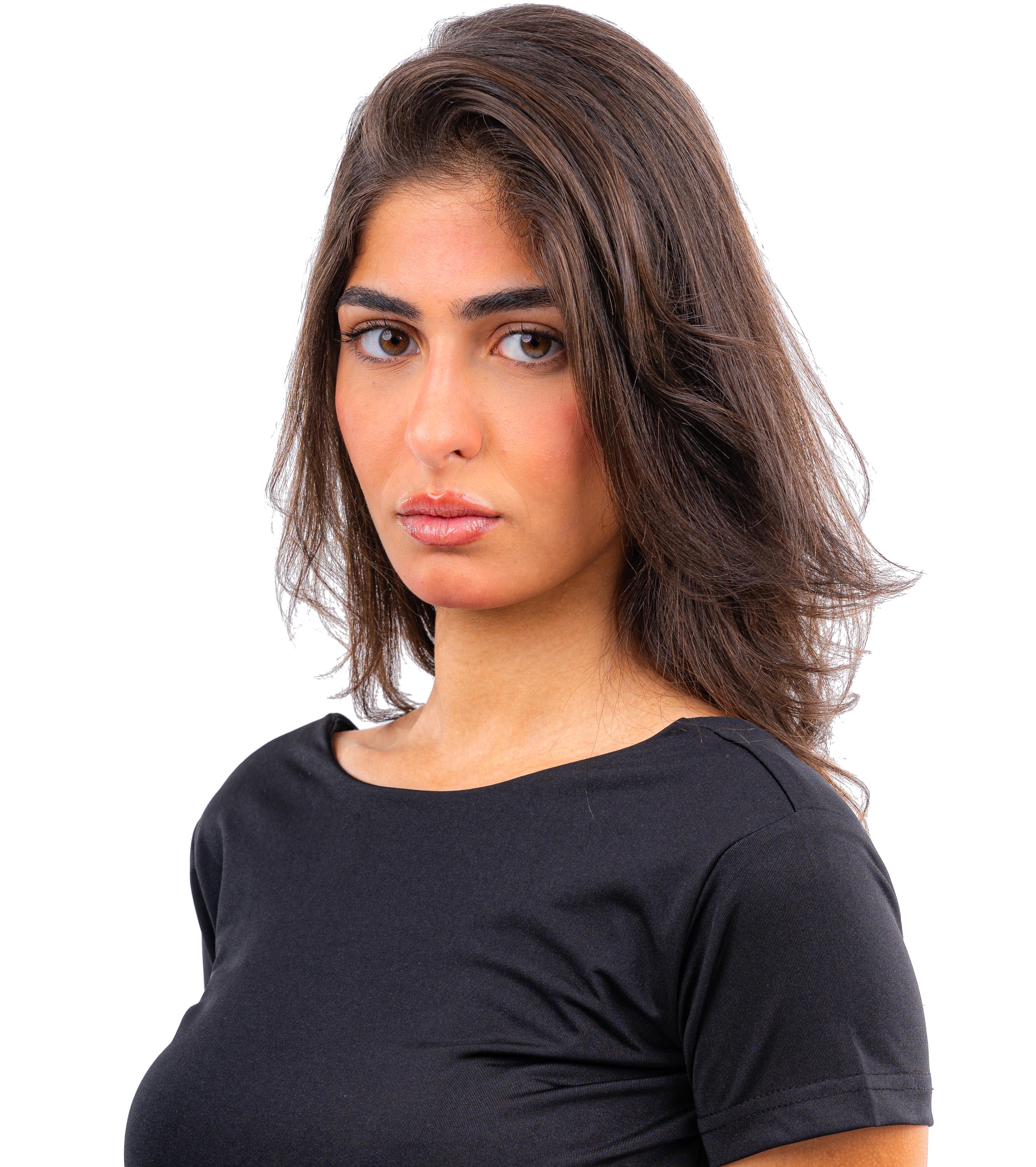 Initials Backless Short Sleeves Top - Image 5