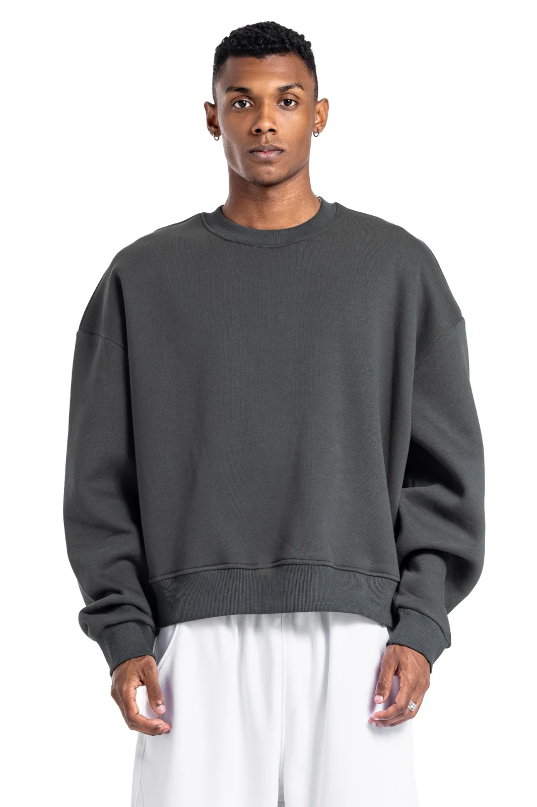 Initials Boxy Crewneck - Image 25