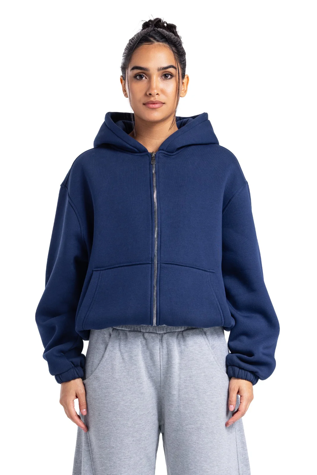 Initials Boxy Zip-Up Sweater - Image 28