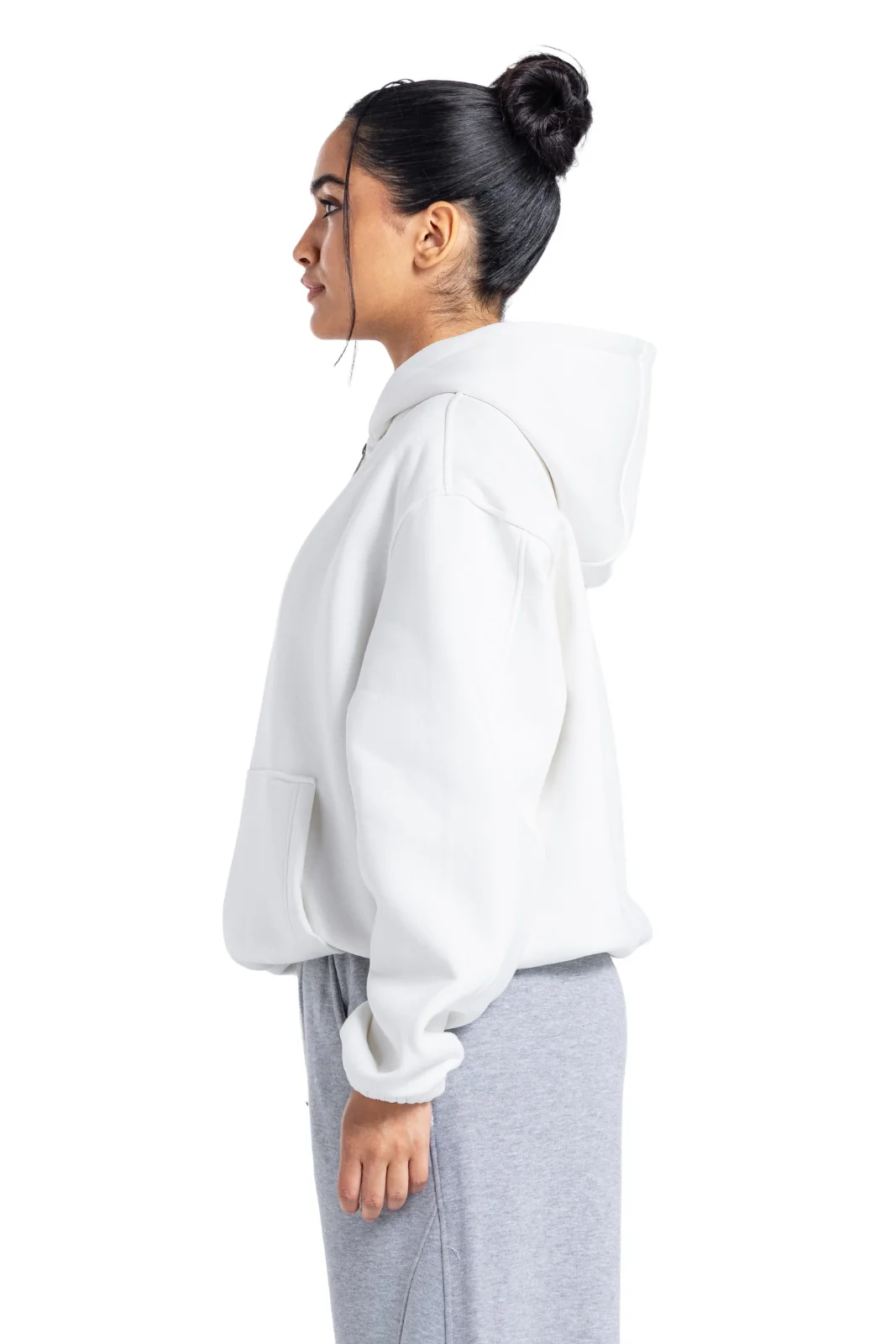 Initials Boxy Zip-Up Sweater - Image 14