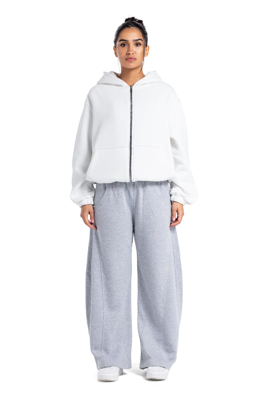 Initials Boxy Zip-Up Sweater - Image 16