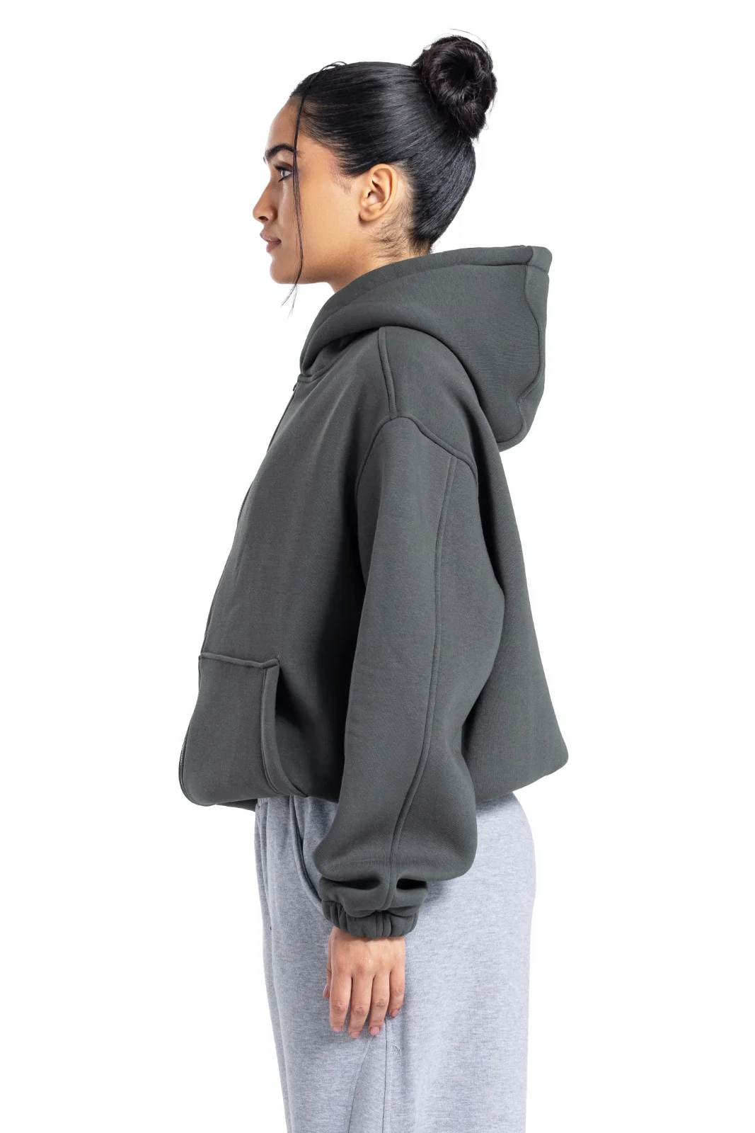 Initials Boxy Zip-Up Sweater - Image 45