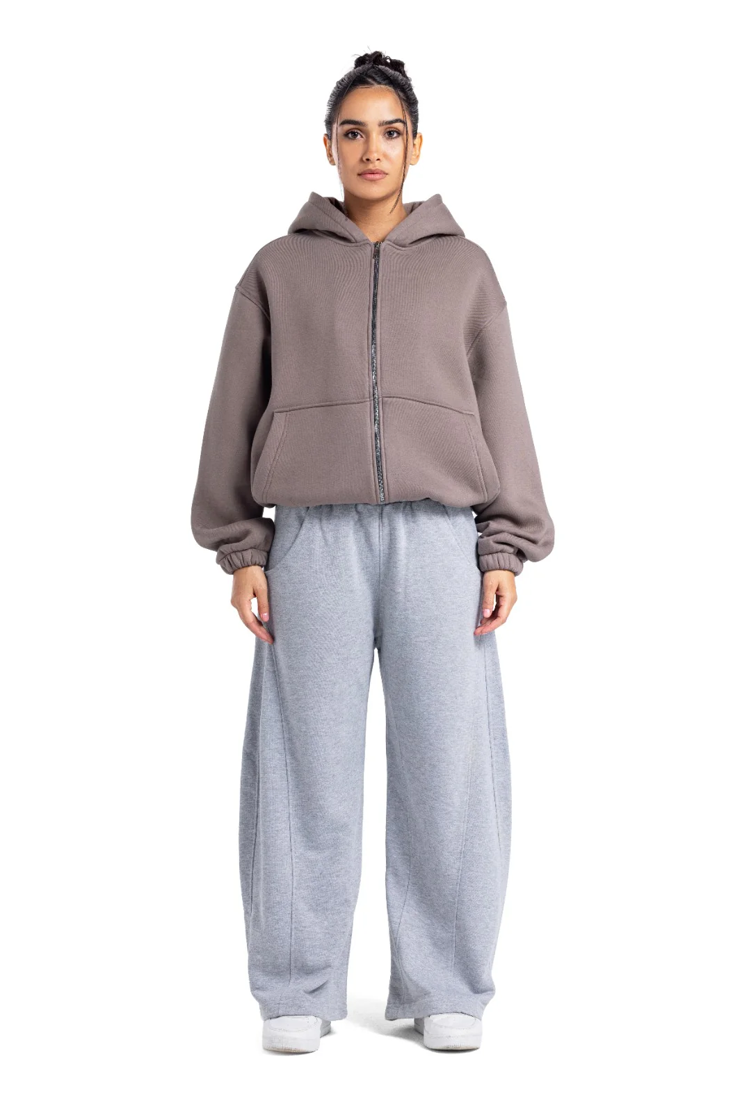 Initials Boxy Zip-Up Sweater - Image 55