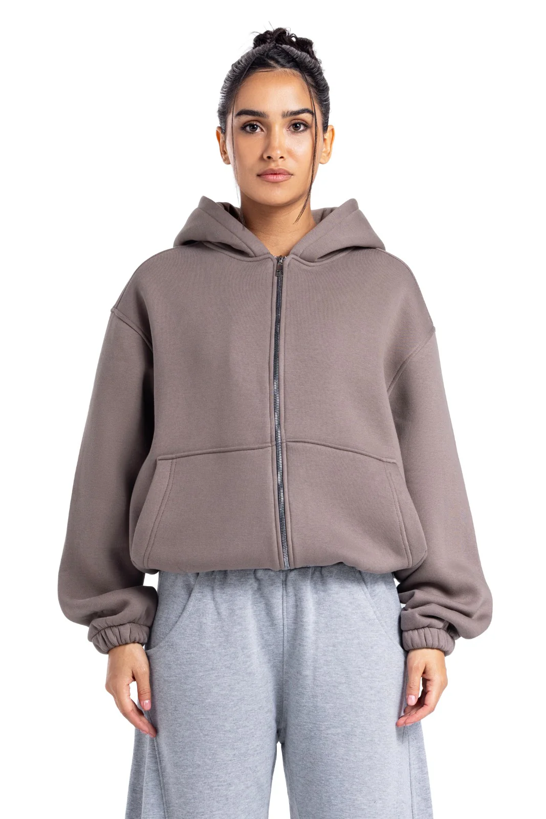 Initials Boxy Zip-Up Sweater - Image 52