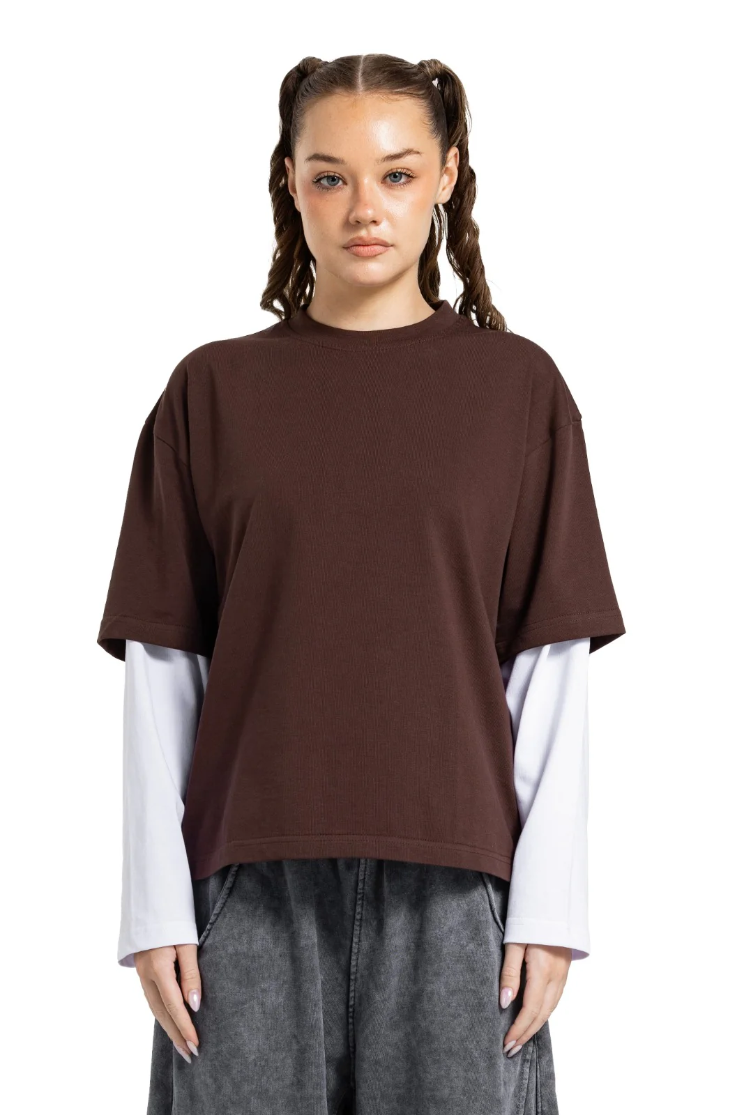 Initials Double Sleeve Boxy T-shirt - Image 32