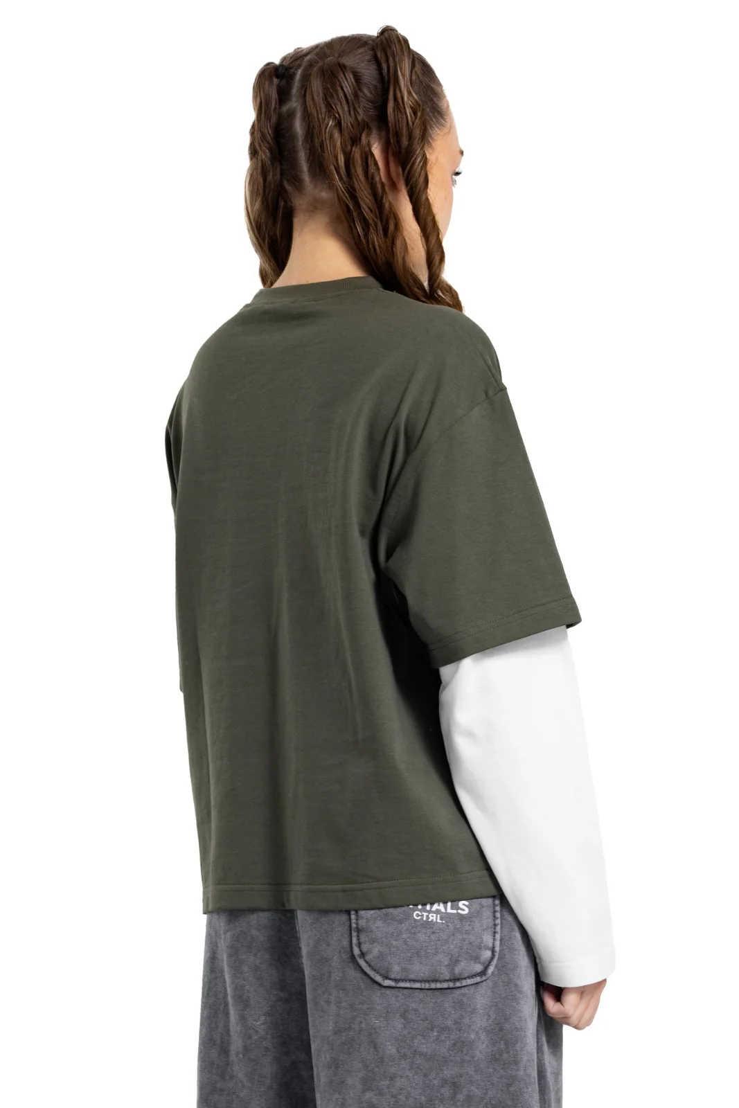 Initials Double Sleeve Boxy T-shirt - Image 25