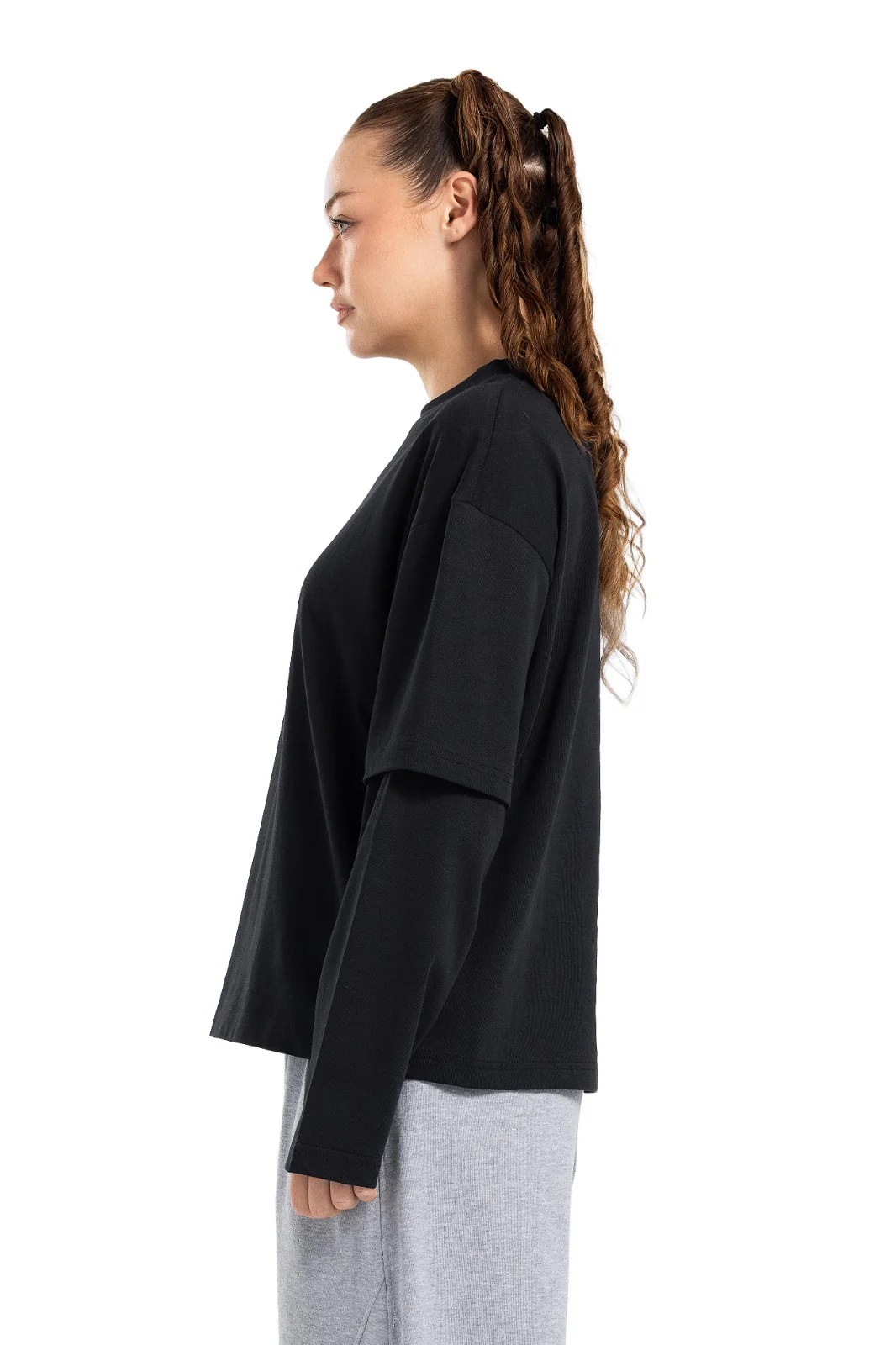 Initials Double Sleeve Boxy T-shirt - Image 15