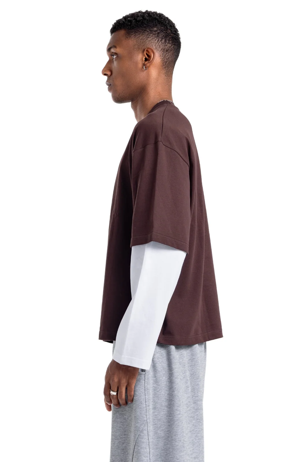 Initials Double Sleeve Boxy T-shirt - Image 28