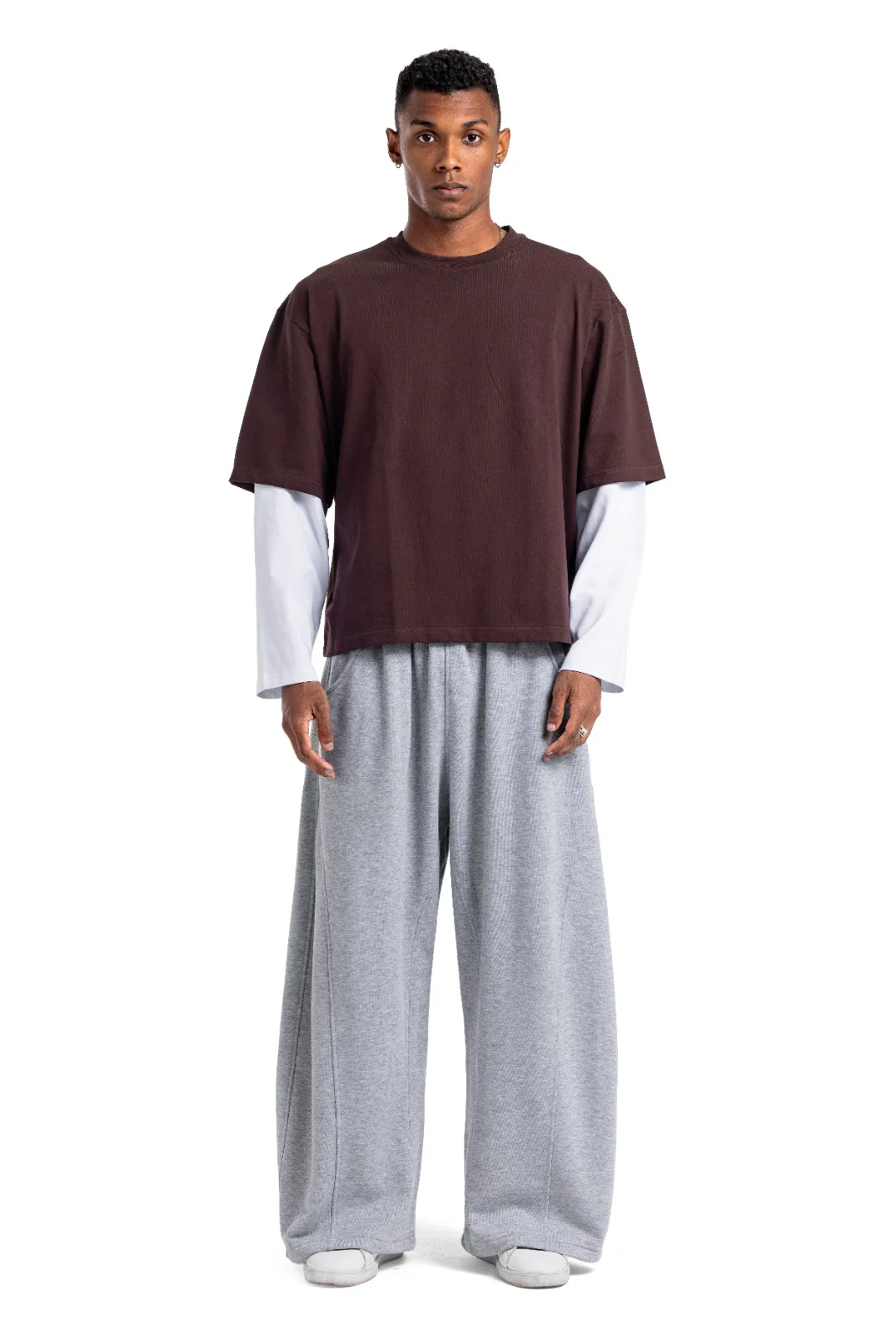 Initials Double Sleeve Boxy T-shirt - Image 30