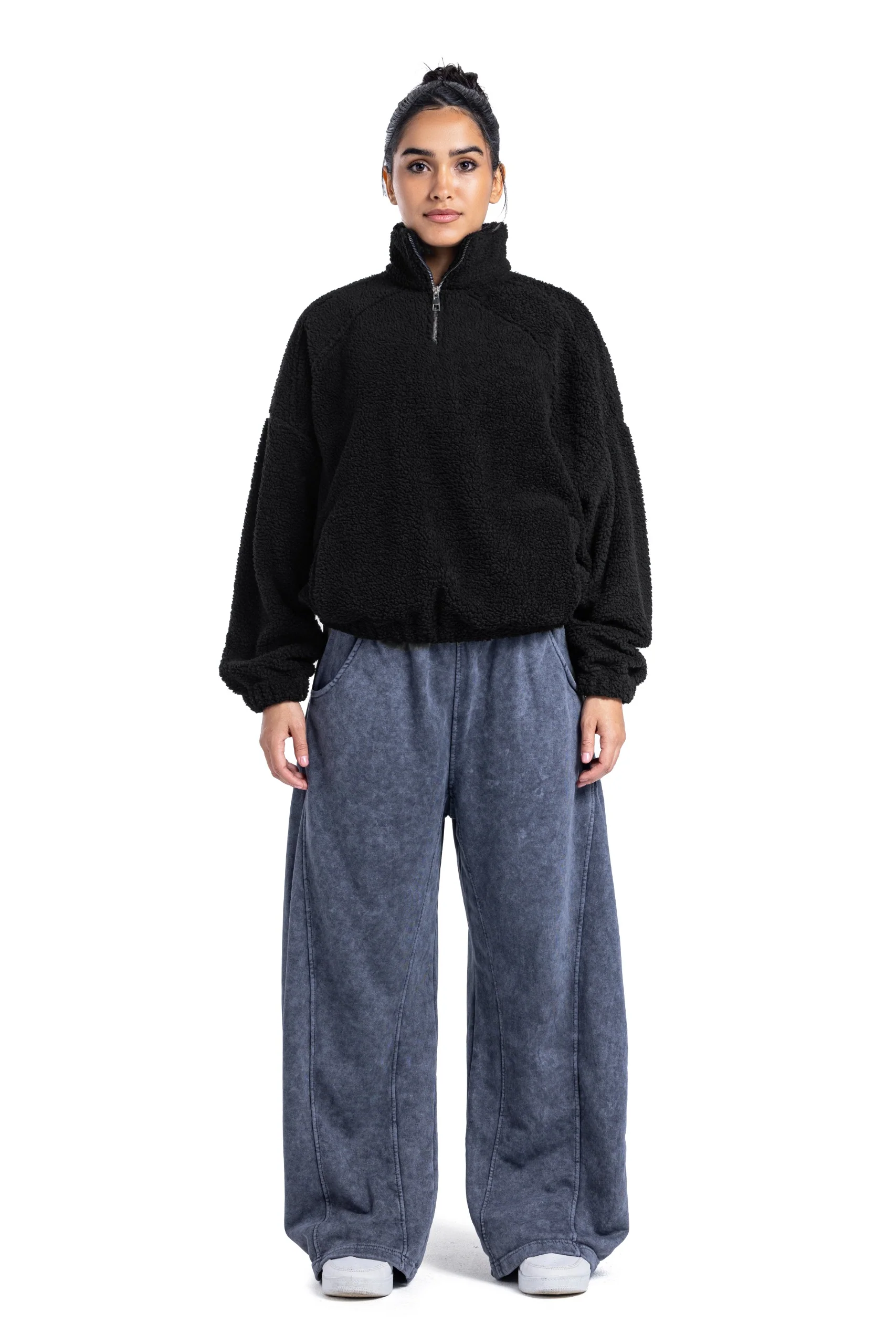 Initials Fur Quarter-Zip Sweatshirt - Image 16