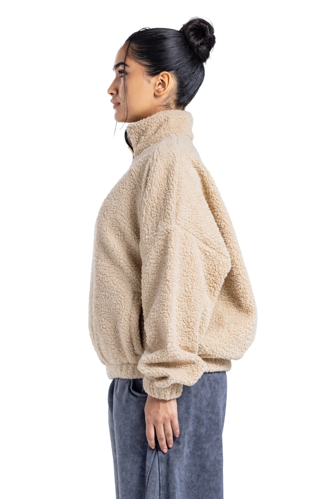 Initials Fur Quarter-Zip Sweatshirt - Image 6