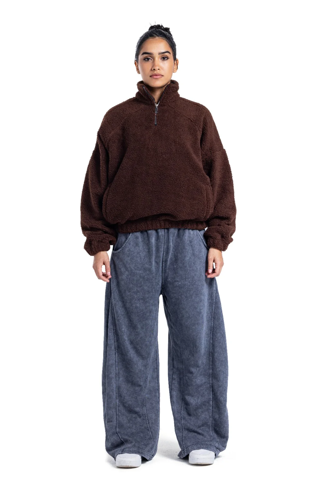 Initials Fur Quarter-Zip Sweatshirt - Image 32