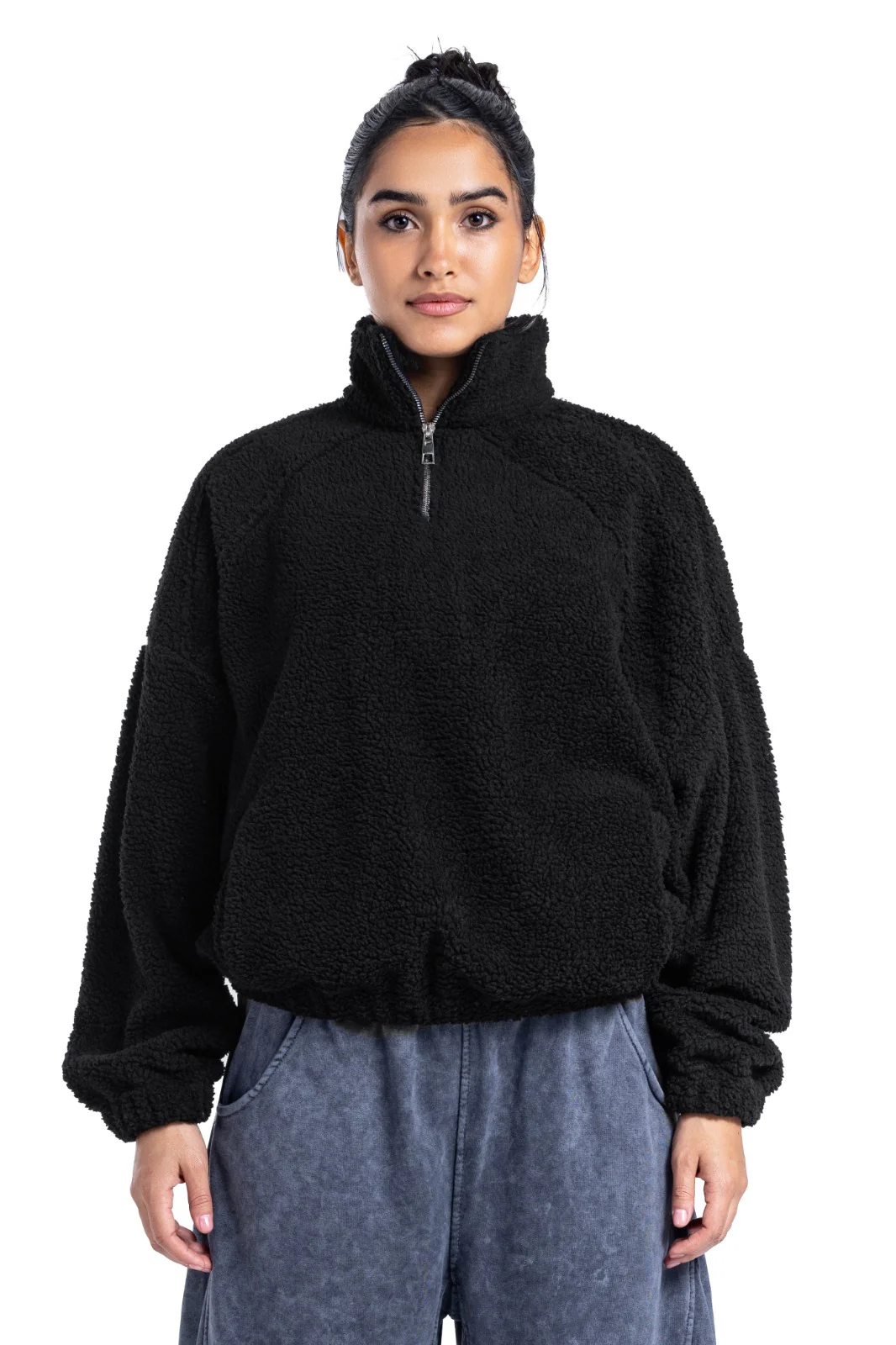 Initials Fur Quarter-Zip Sweatshirt - Image 13