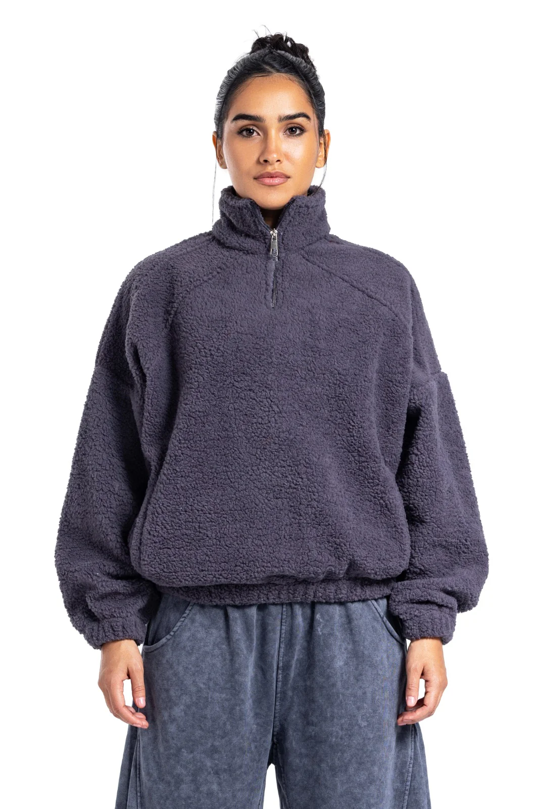 Initials Fur Quarter-Zip Sweatshirt - Image 21