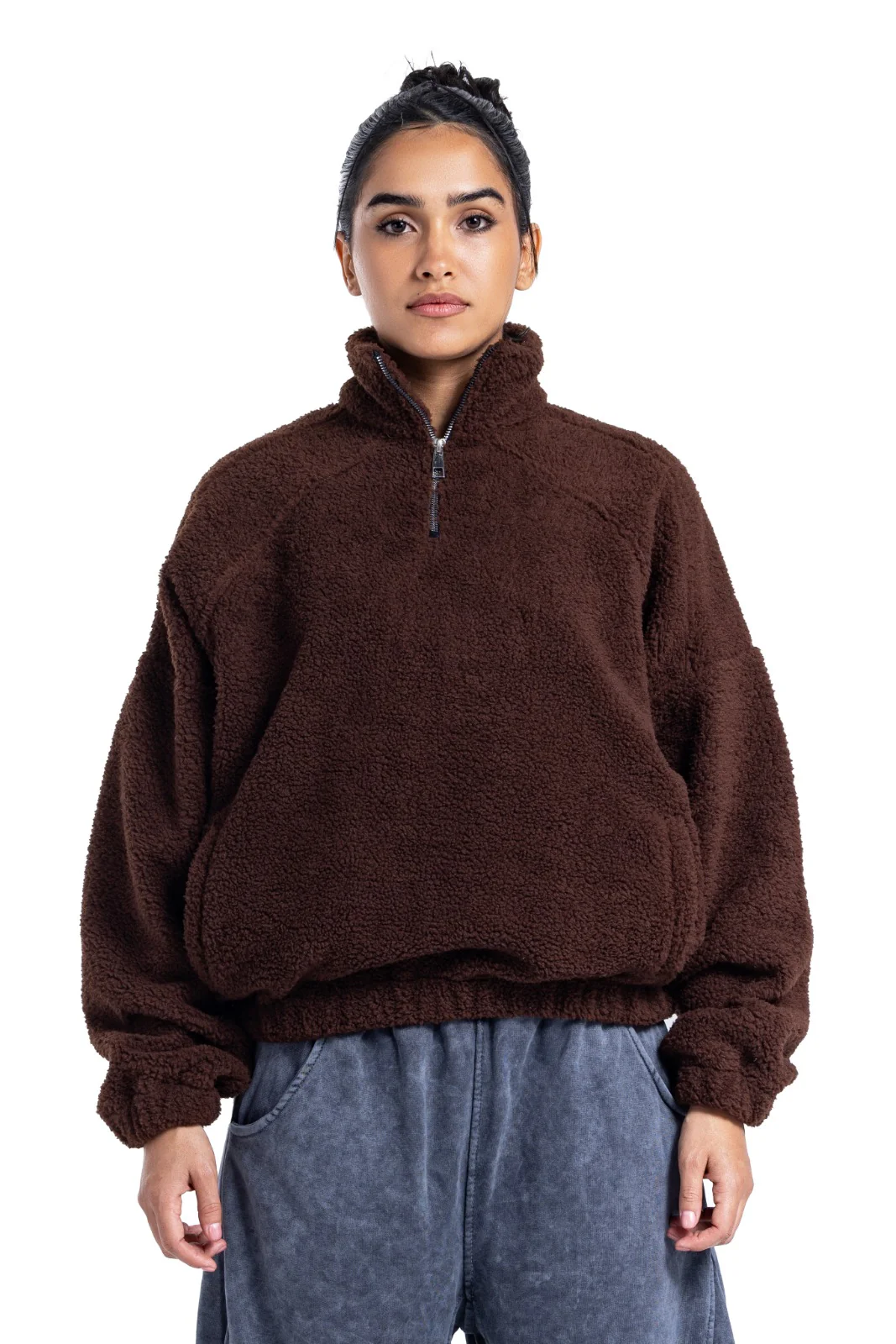 Initials Fur Quarter-Zip Sweatshirt - Image 29