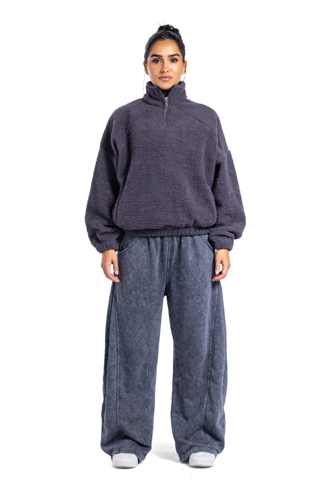 Initials Fur Quarter-Zip Sweatshirt - Image 24