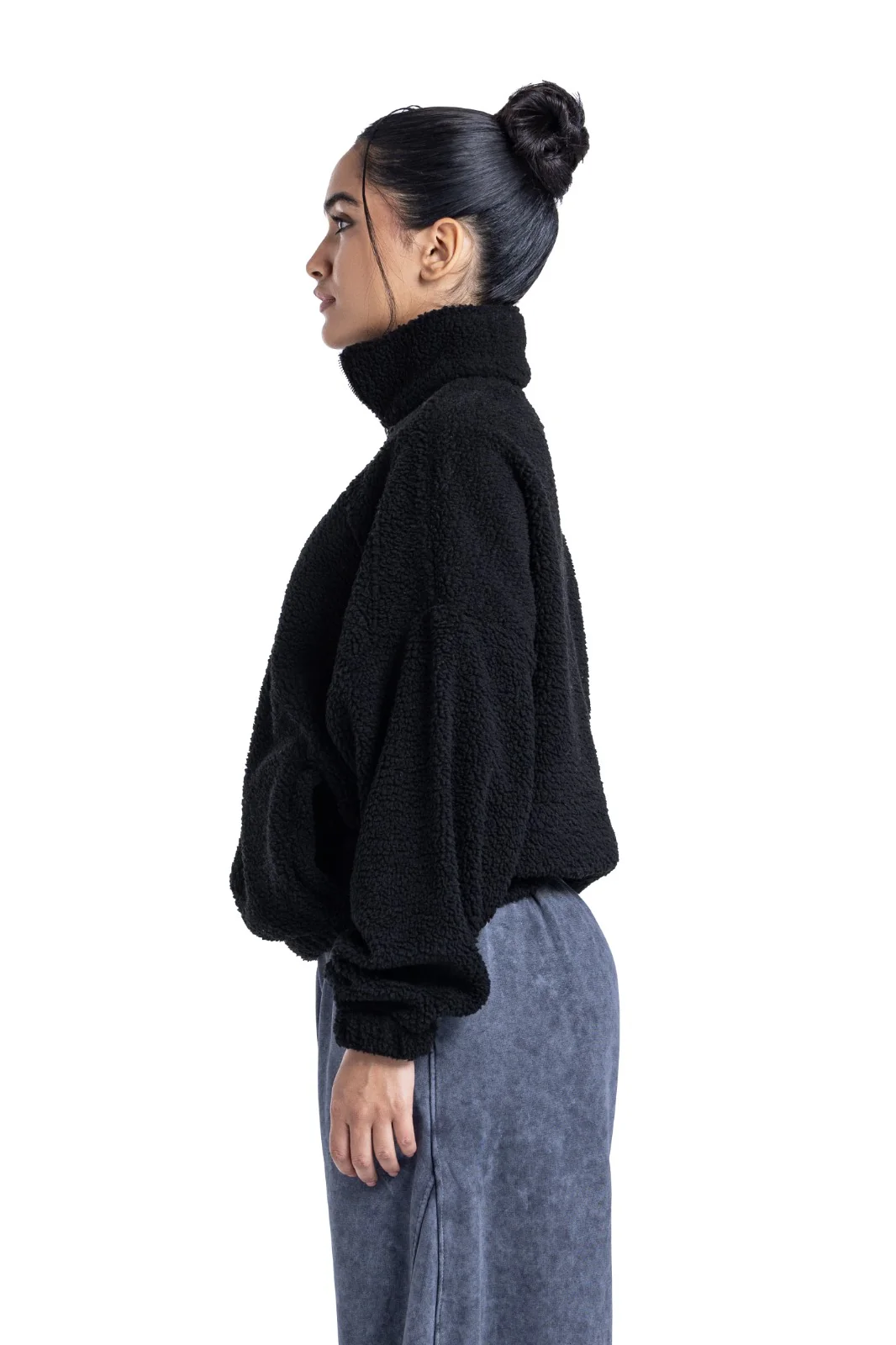 Initials Fur Quarter-Zip Sweatshirt - Image 14