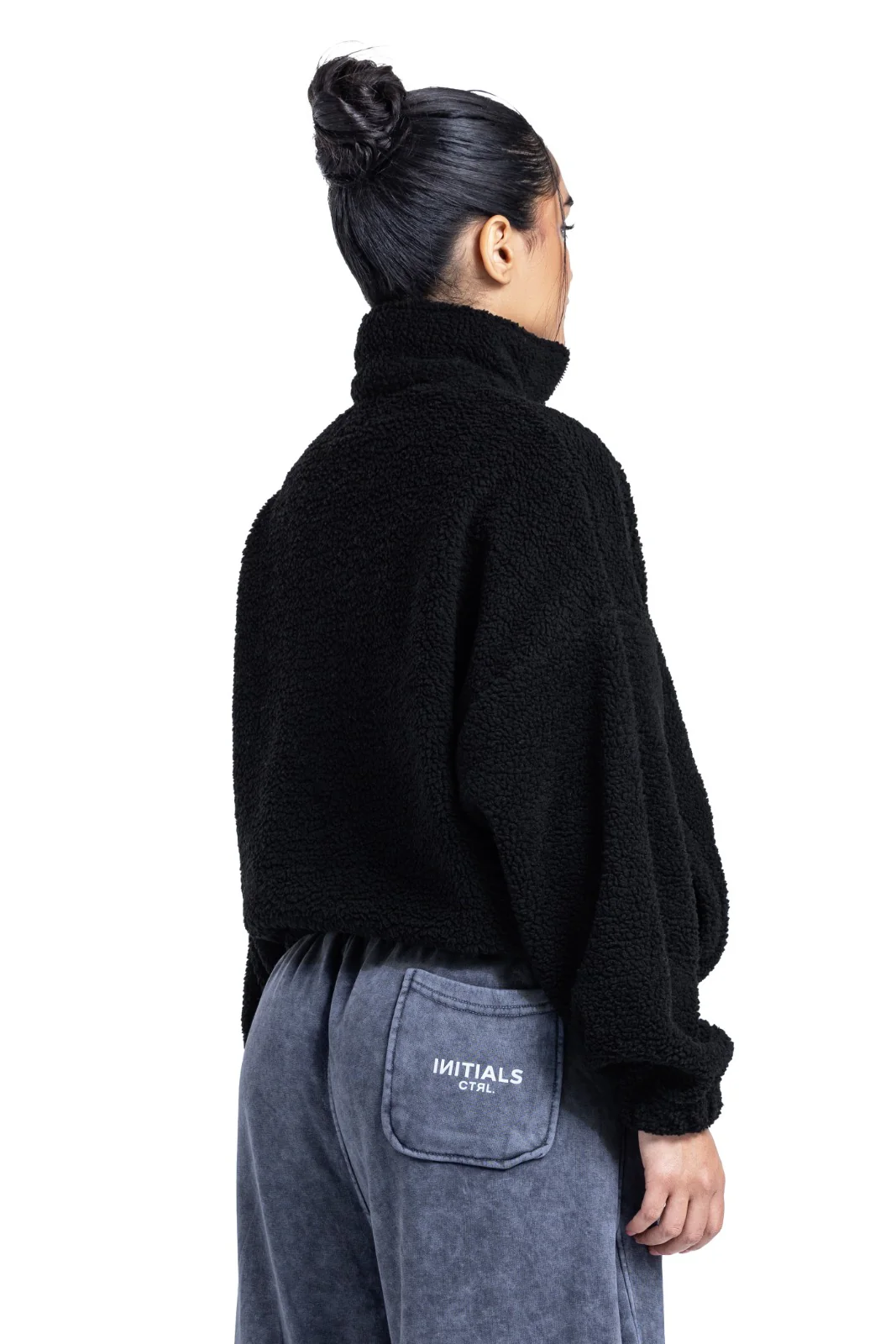 Initials Fur Quarter-Zip Sweatshirt - Image 15