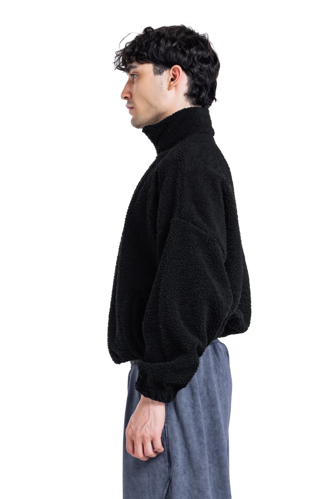 Initials Fur Quarter-Zip Sweatshirt - Image 10