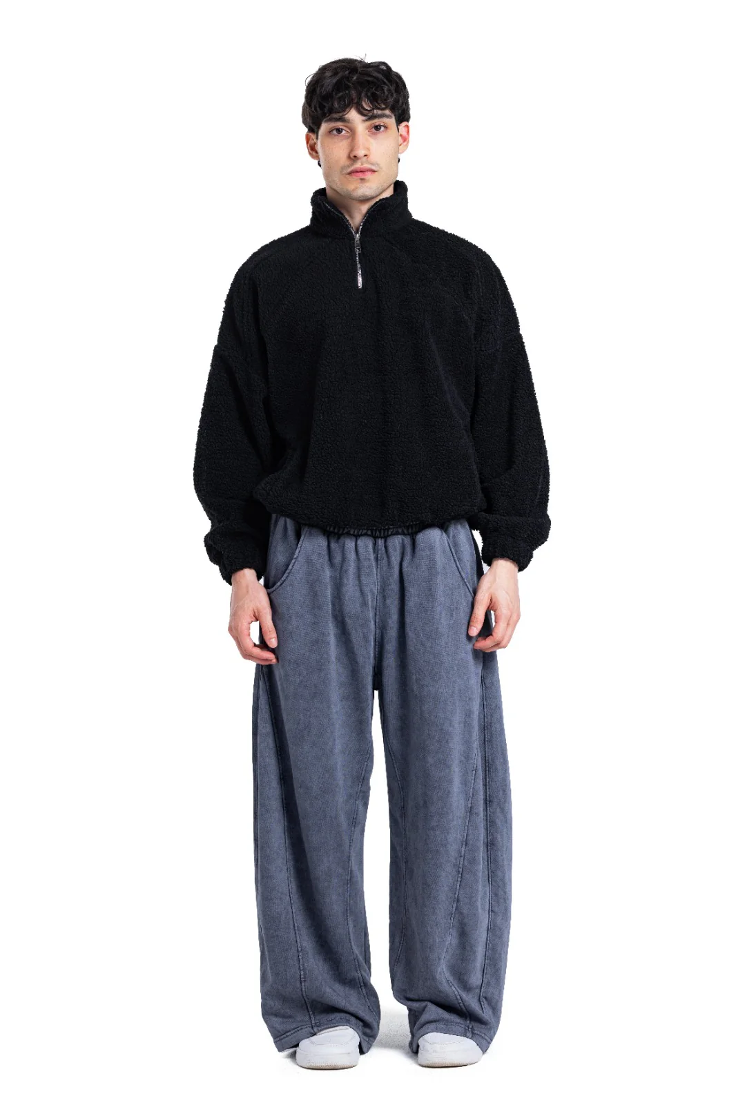 Initials Fur Quarter-Zip Sweatshirt - Image 12