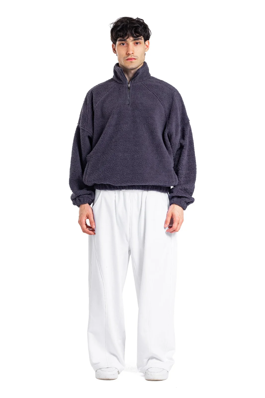 Initials Fur Quarter-Zip Sweatshirt - Image 20