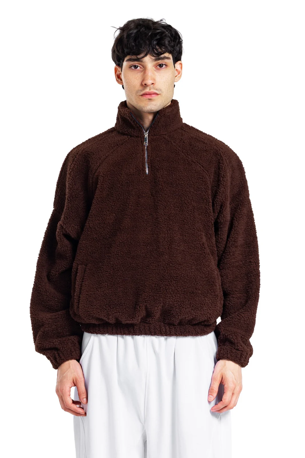 Initials Fur Quarter-Zip Sweatshirt - Image 25