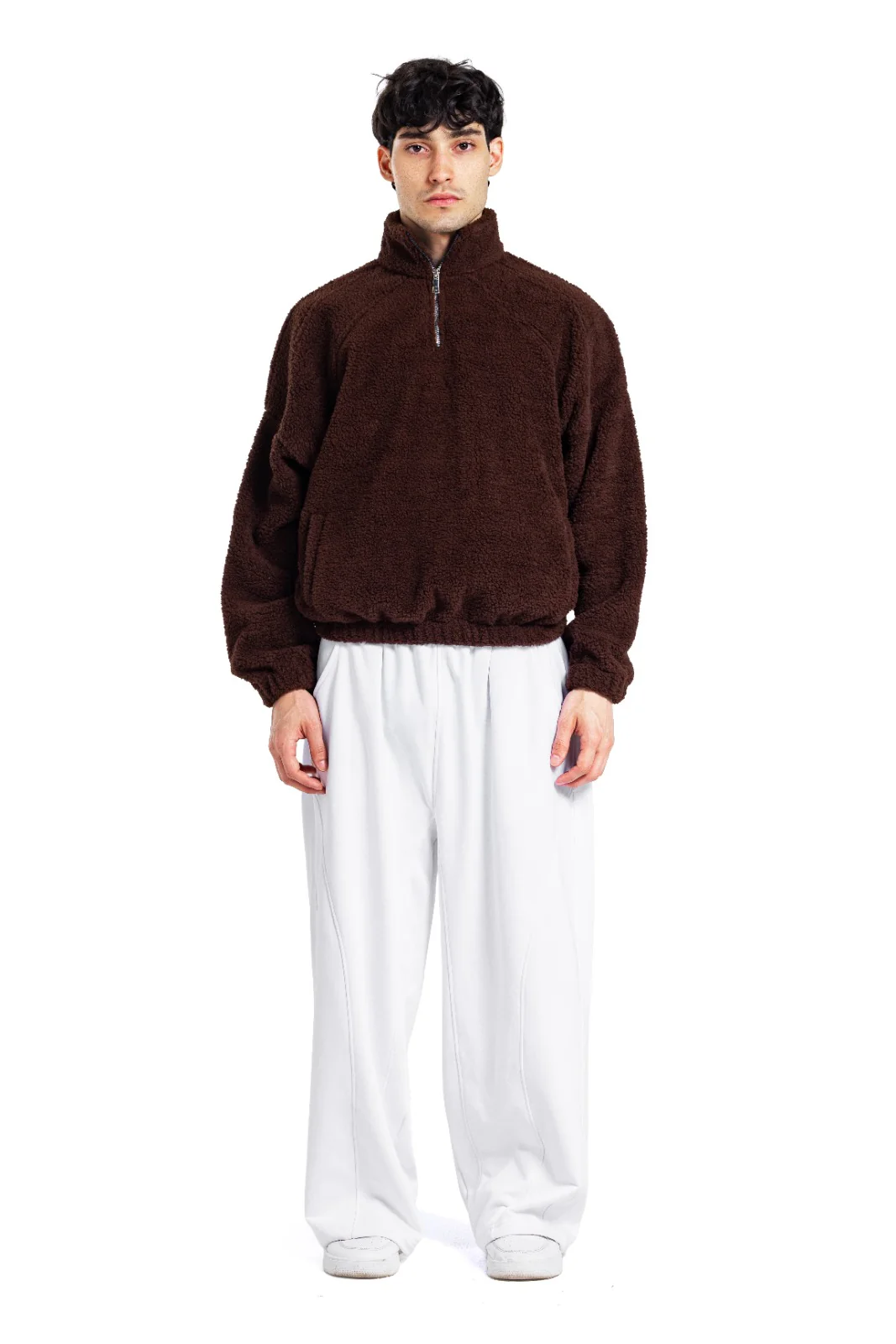 Initials Fur Quarter-Zip Sweatshirt - Image 28