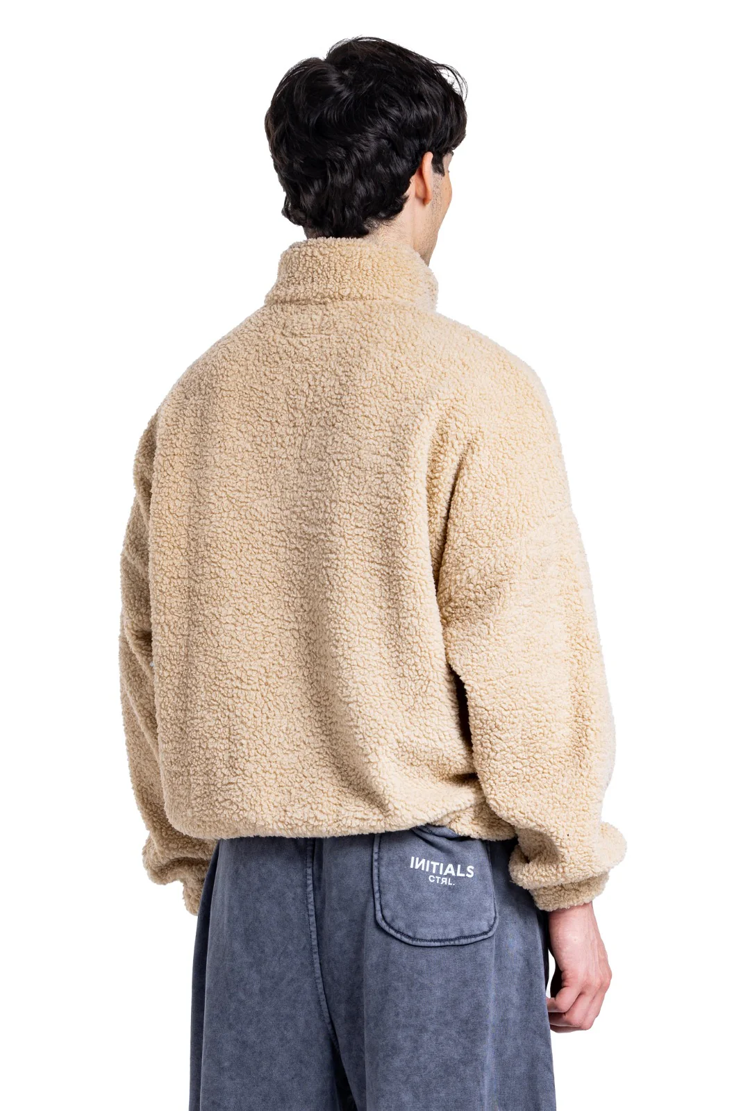 Initials Fur Quarter-Zip Sweatshirt - Image 3