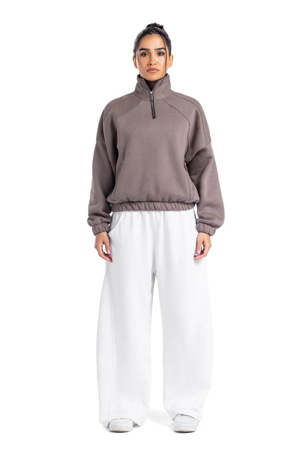 Initials Quarter-Zip Sweatshirt - Image 12