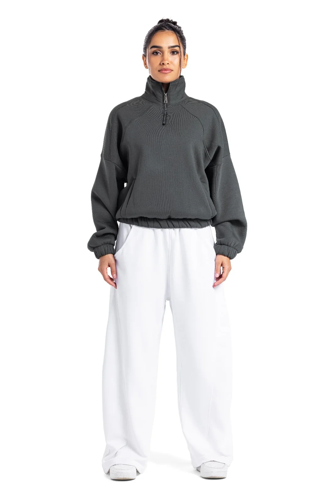 Initials Quarter-Zip Sweatshirt - Image 38