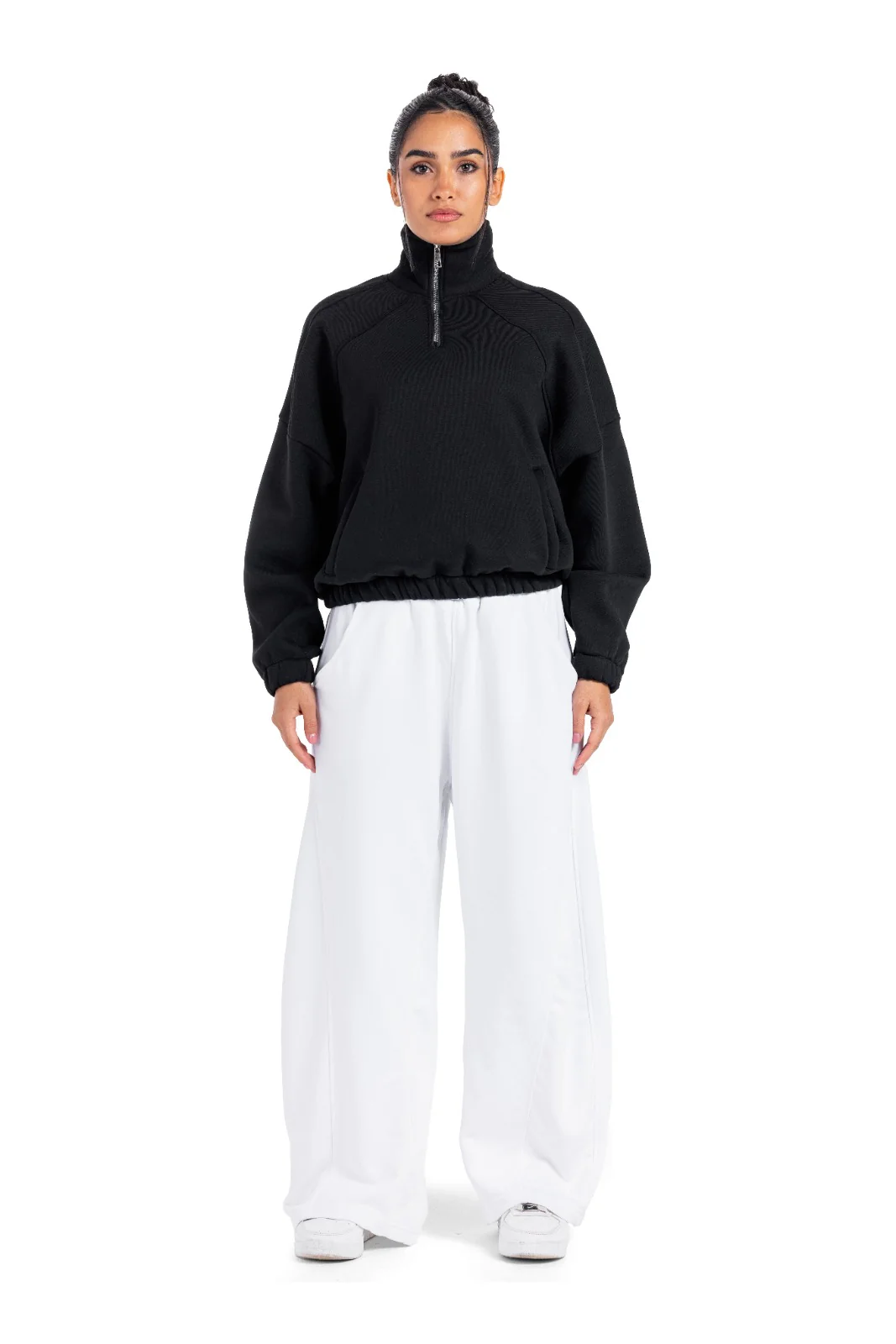 Initials Quarter-Zip Sweatshirt - Image 8