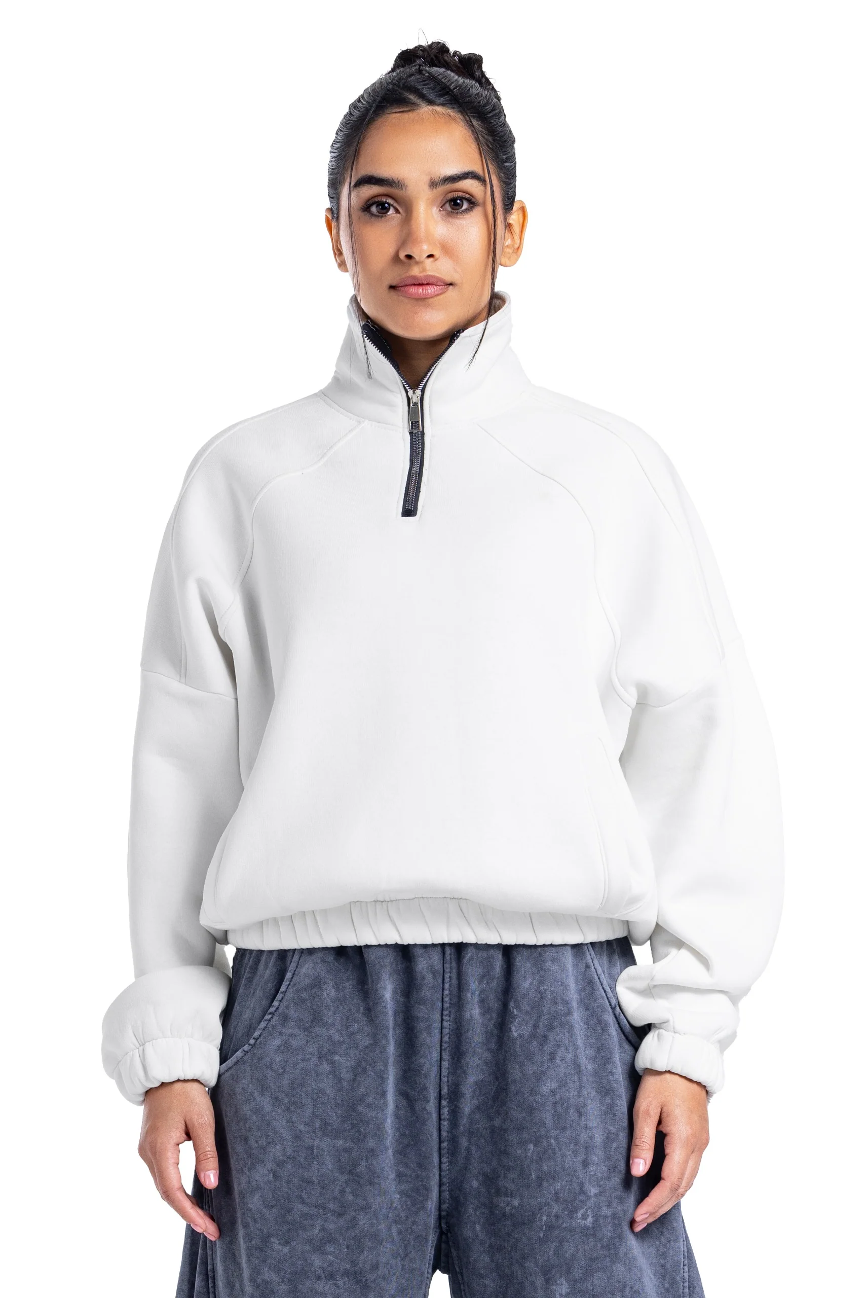 Initials Quarter-Zip Sweatshirt - Image 18