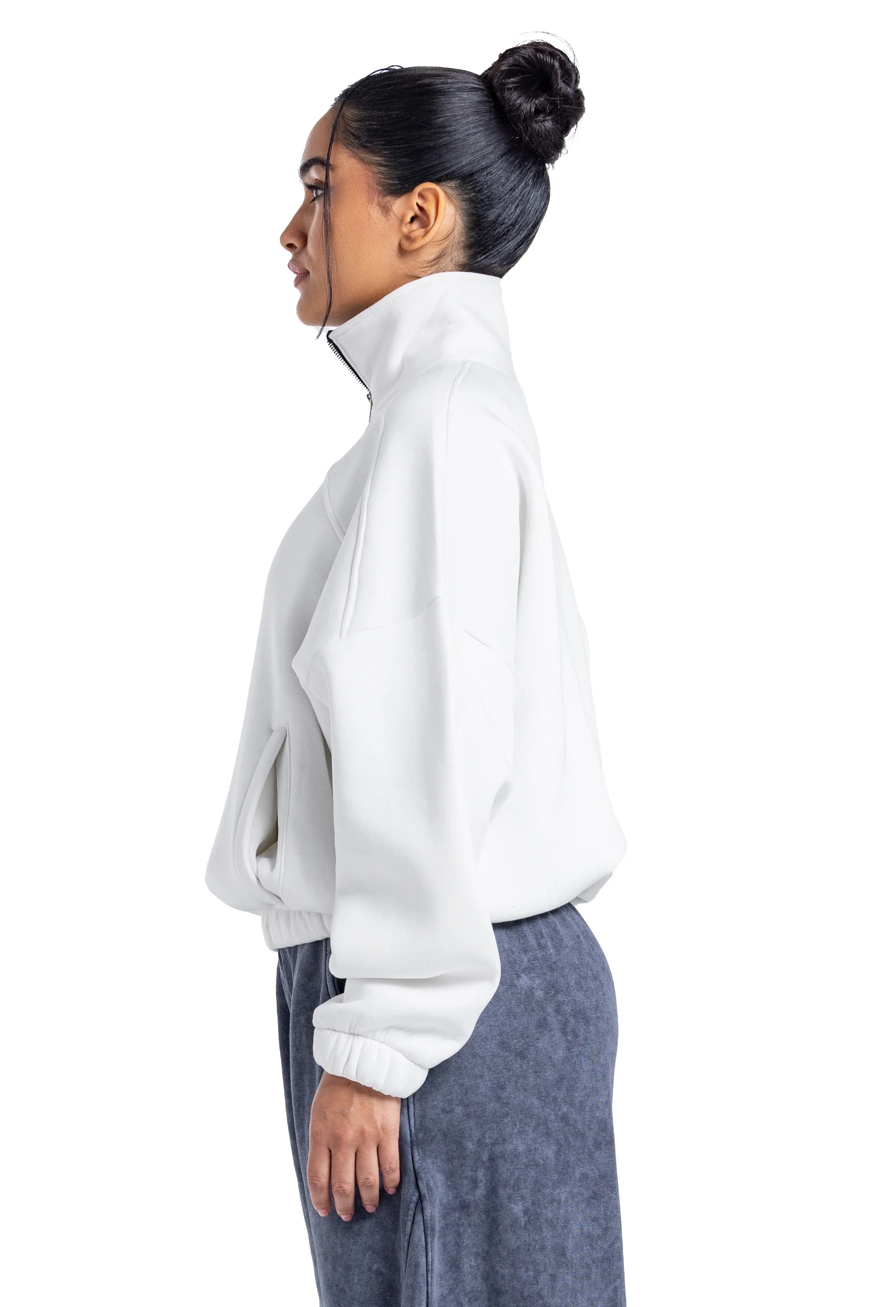 Initials Quarter-Zip Sweatshirt - Image 20