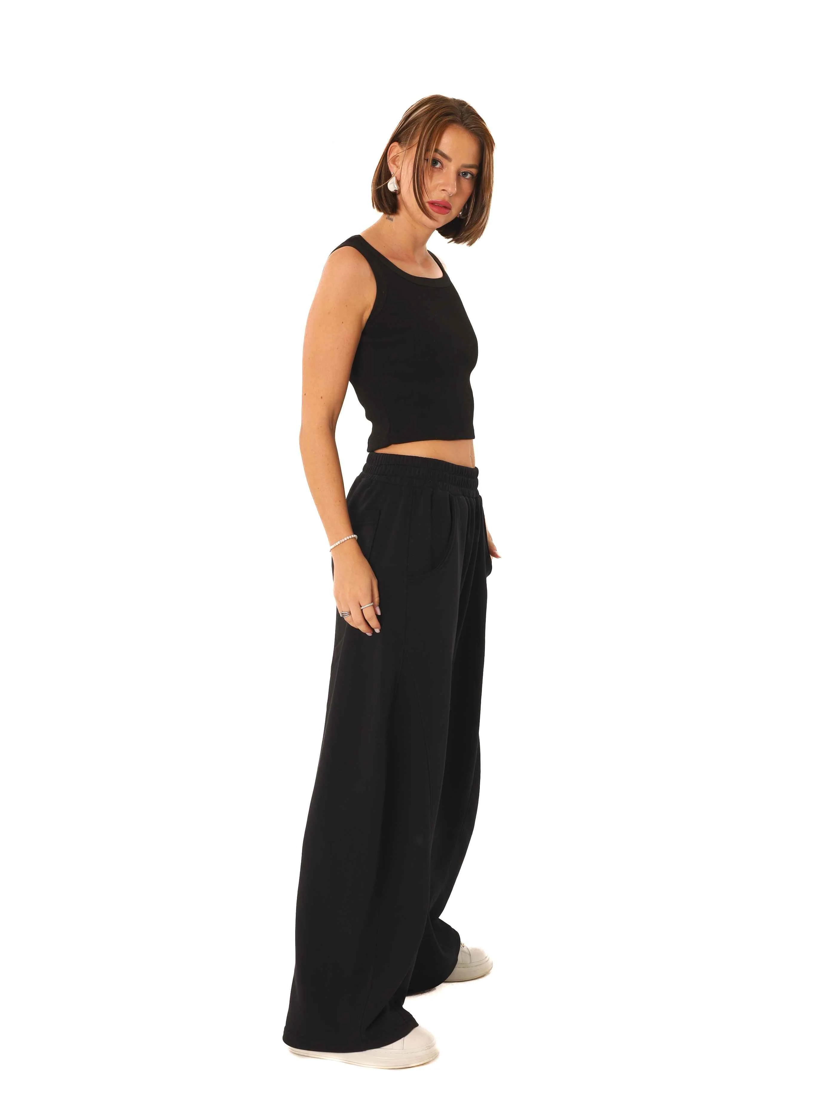 Initials wide leg sweatpants - Image 10