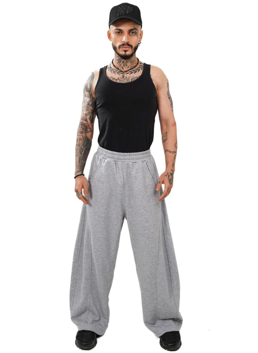 Initials wide leg sweatpants - Image 13