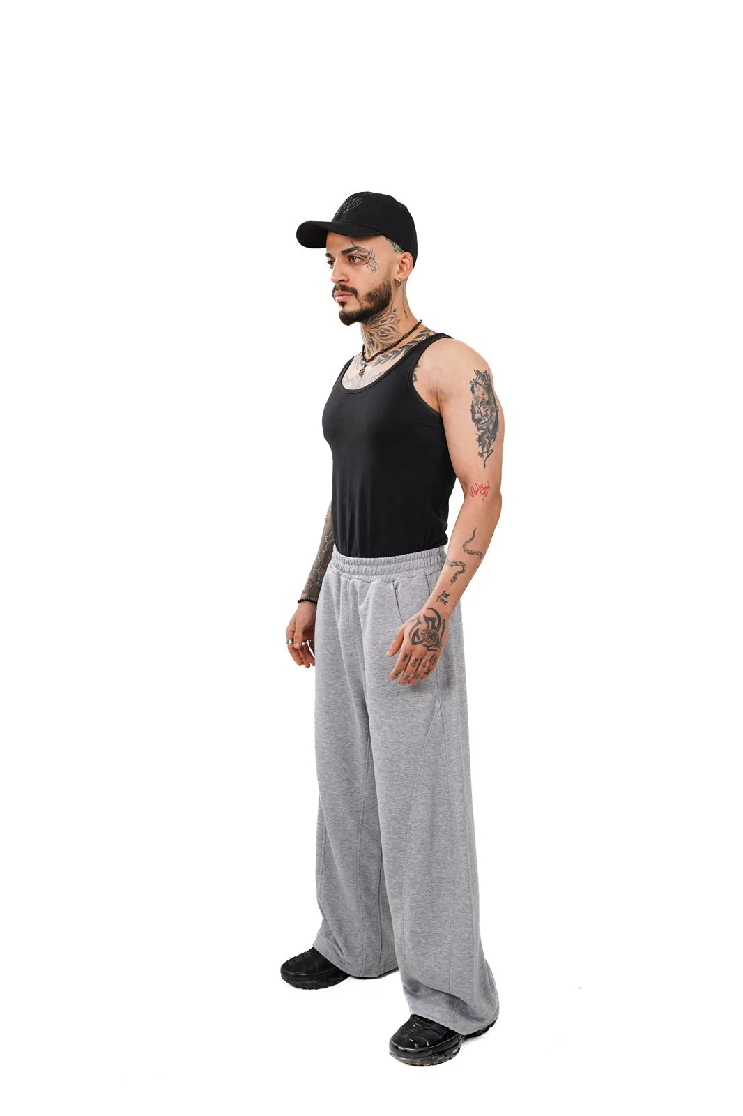 Initials wide leg sweatpants - Image 14