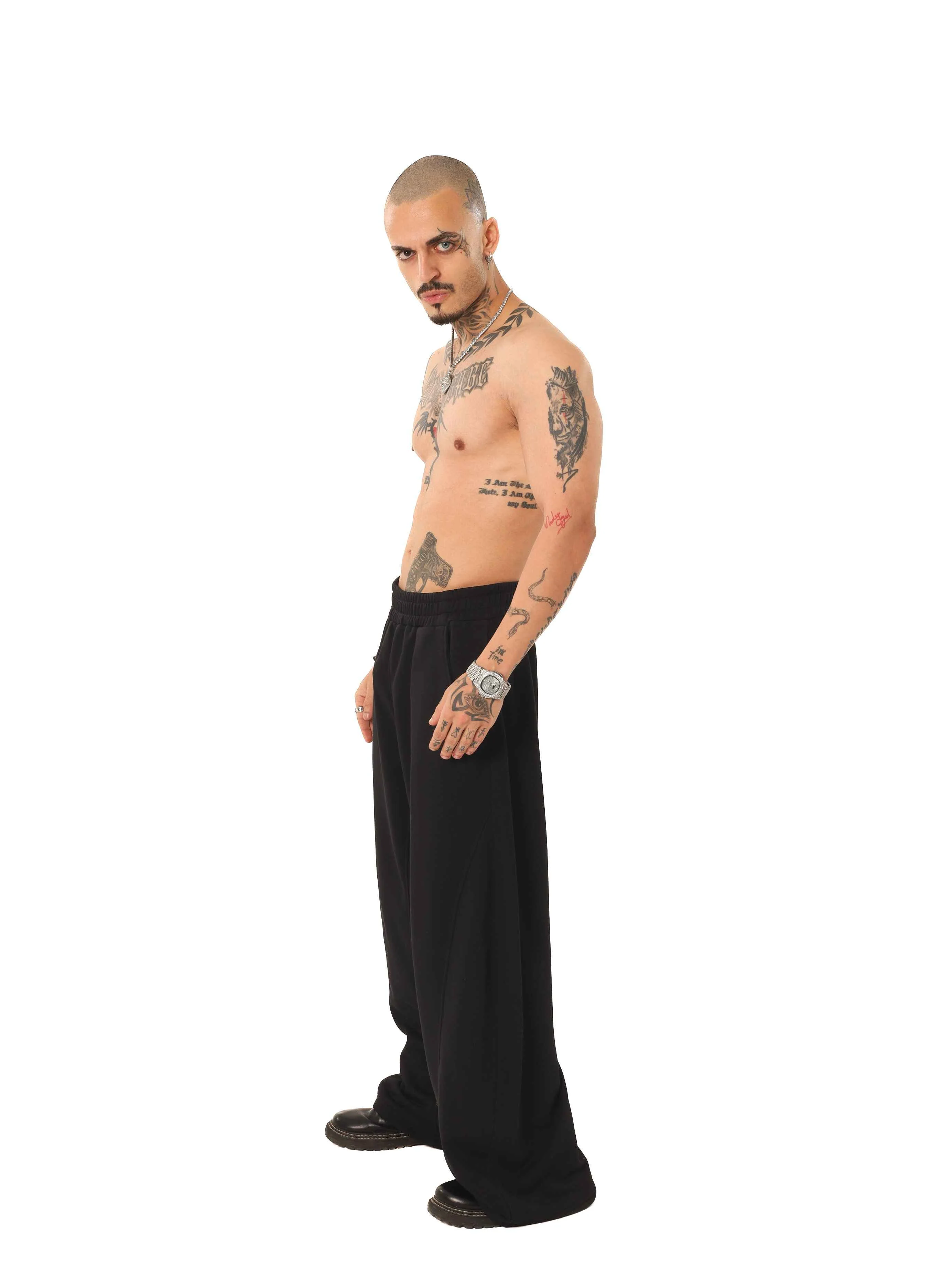 Initials wide leg sweatpants - Image 3