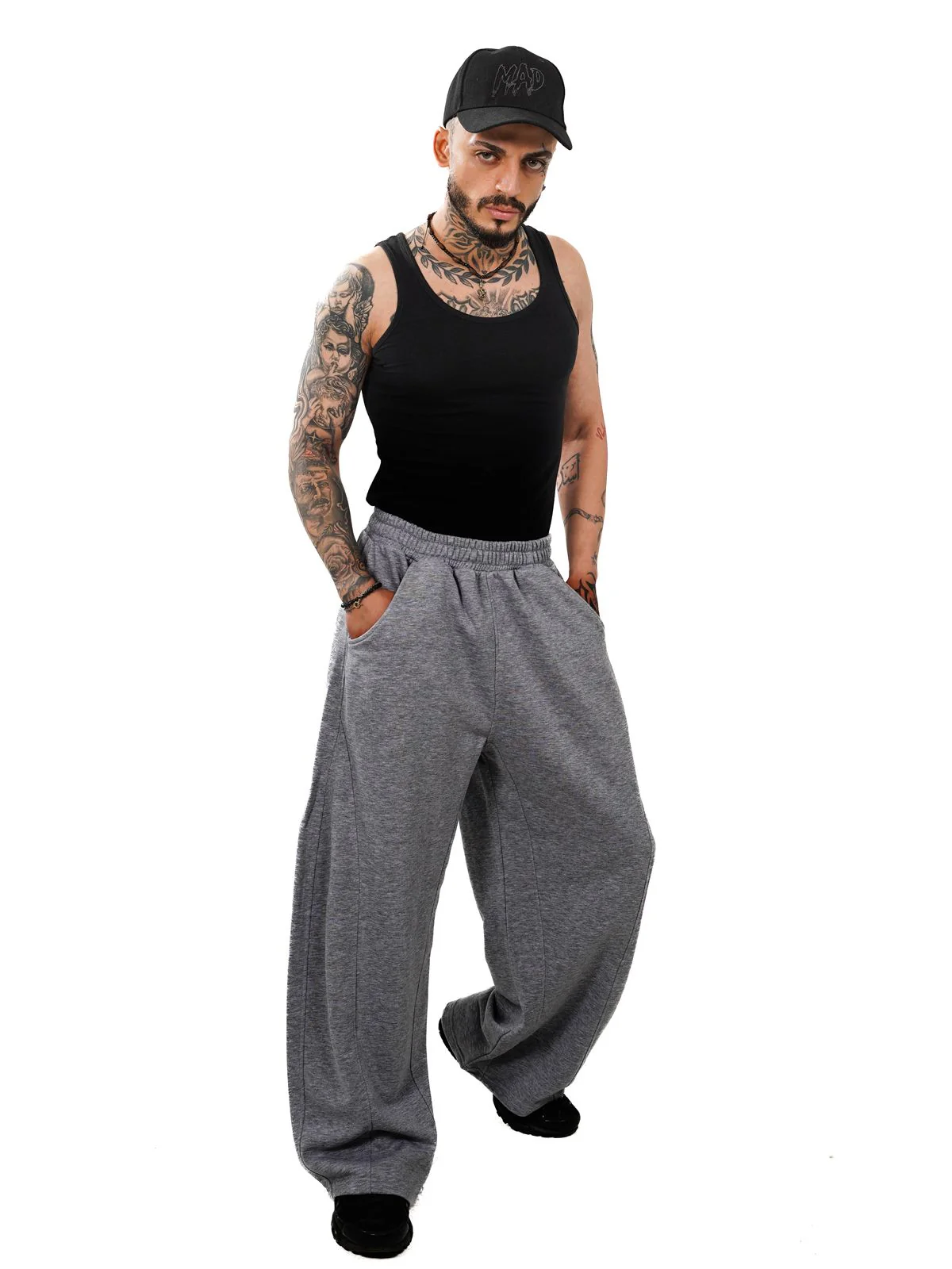 Initials wide leg sweatpants - Image 38