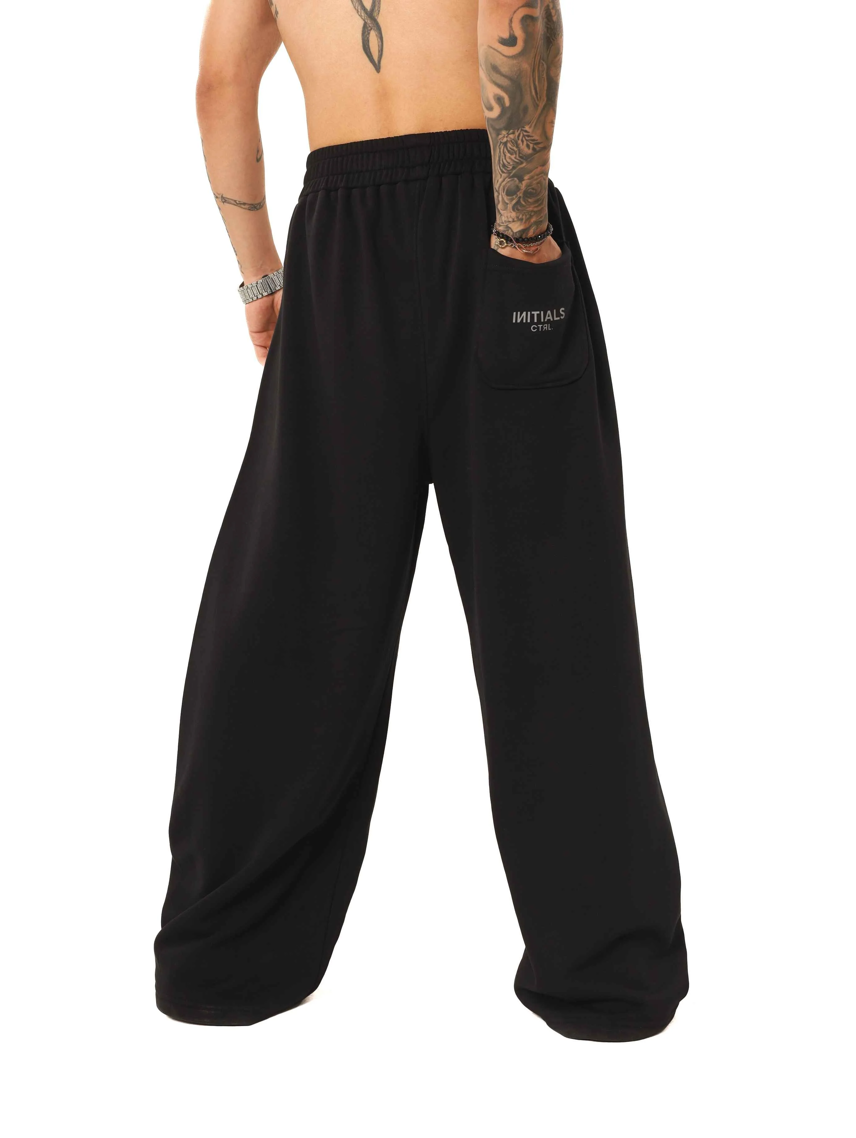 Initials wide leg sweatpants - Image 4