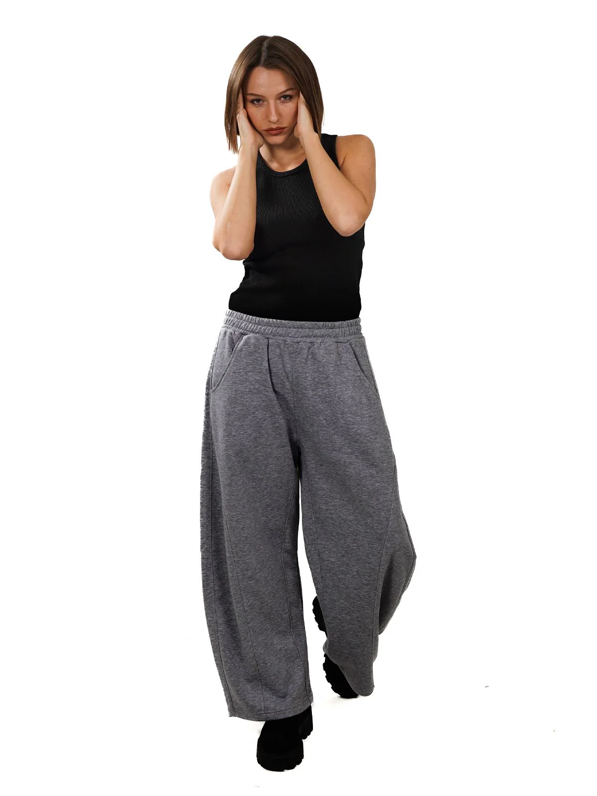 Initials wide leg sweatpants - Image 42